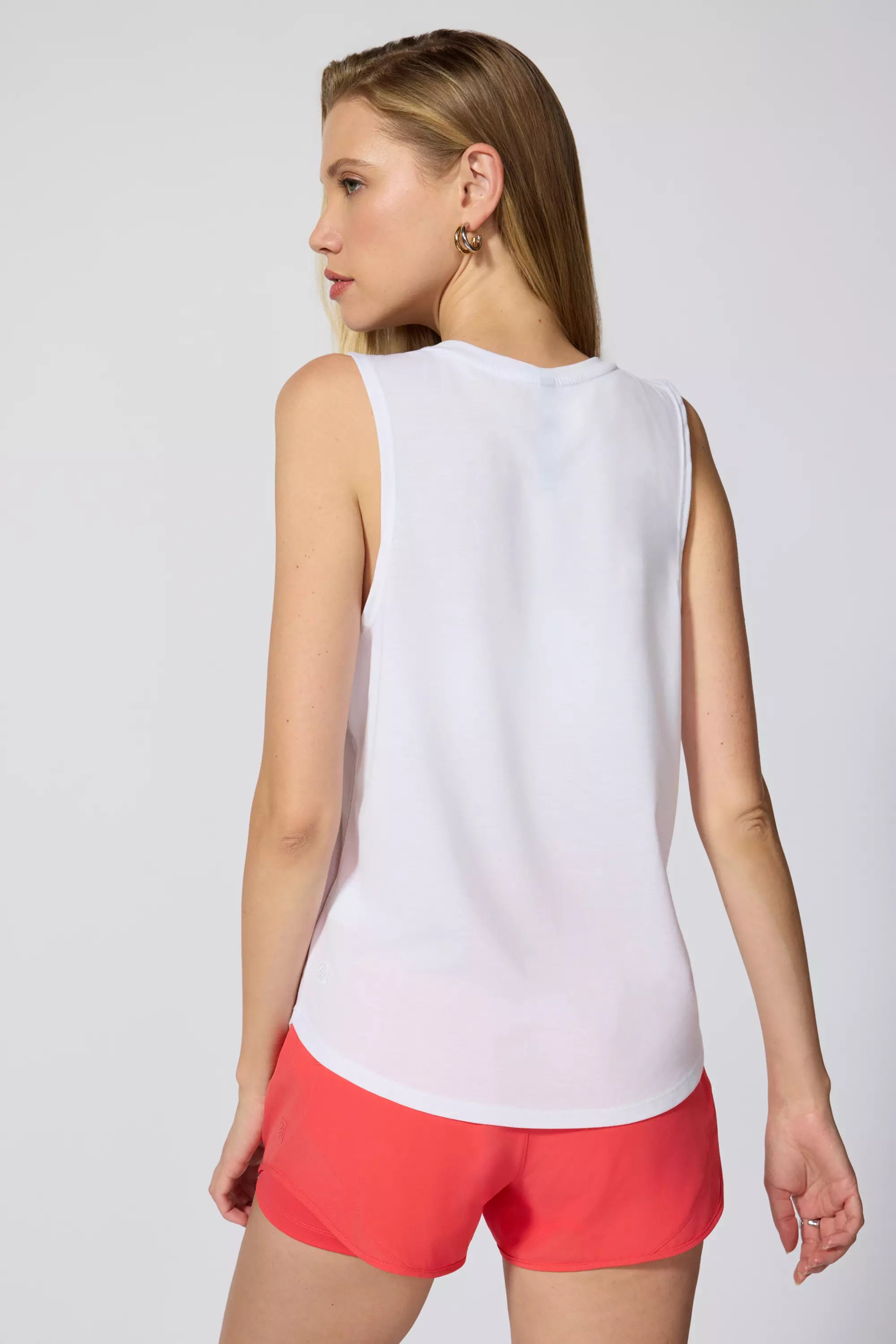 Performance Knit Tank - White