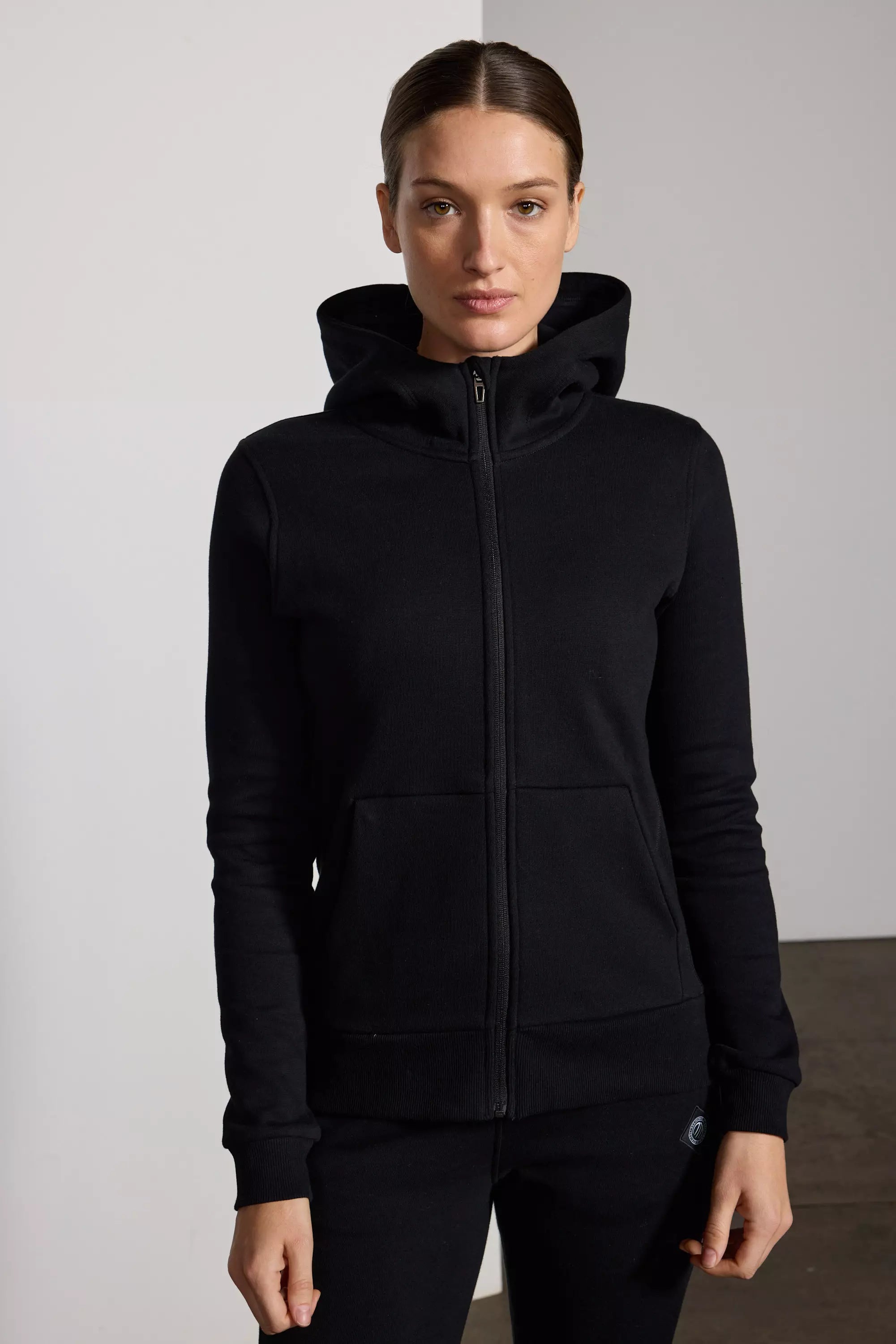 Luxefleece Zip-up Hoodie - noir