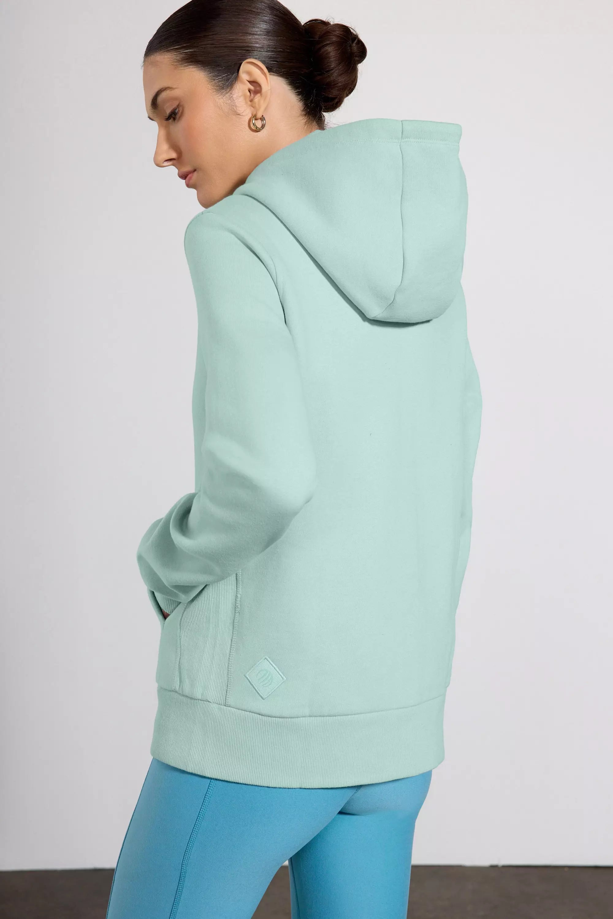 Luxefleece Zip-Up Hoodie - Blue Haze