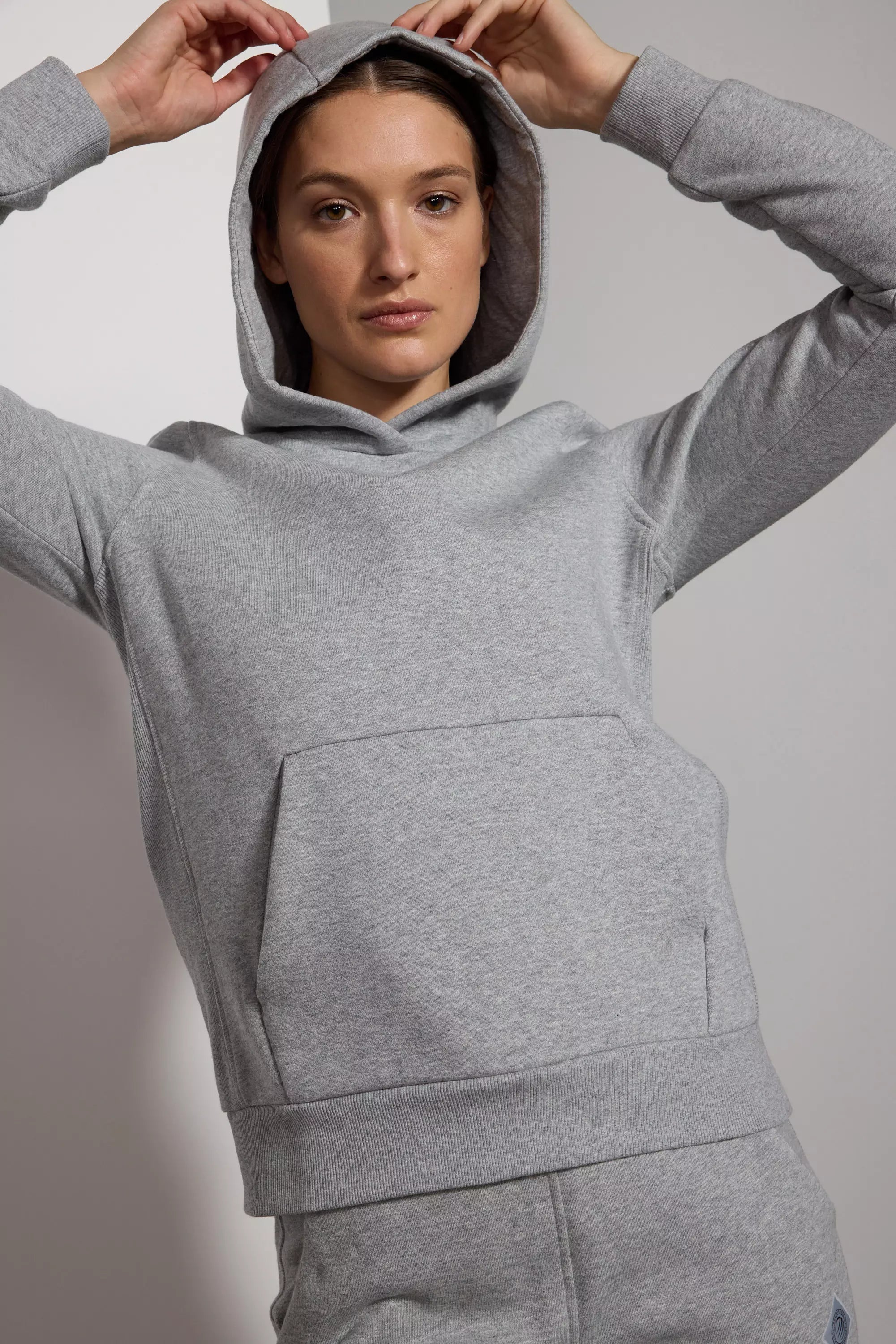 Luxefleece Pullover Sweat à capuche - HTR Concrete