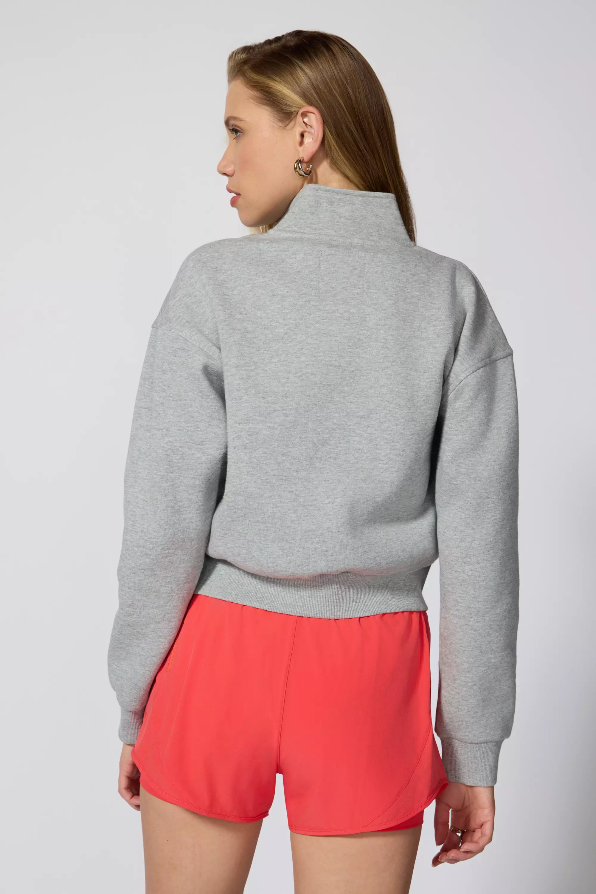 Luxefleece 1/4 Zip - béton HTR