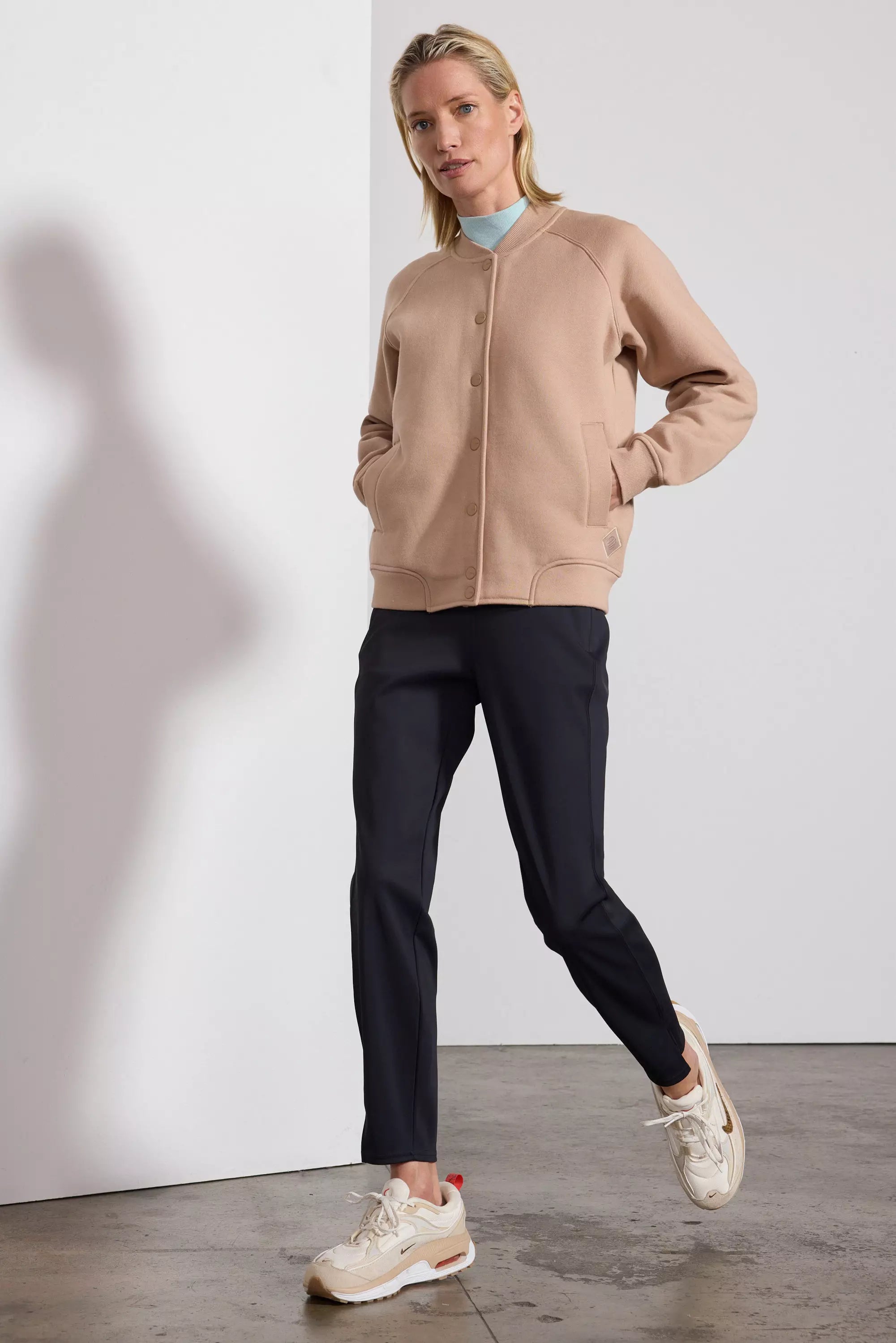 Luxefleece Bomber Jacket - Warm Taupe