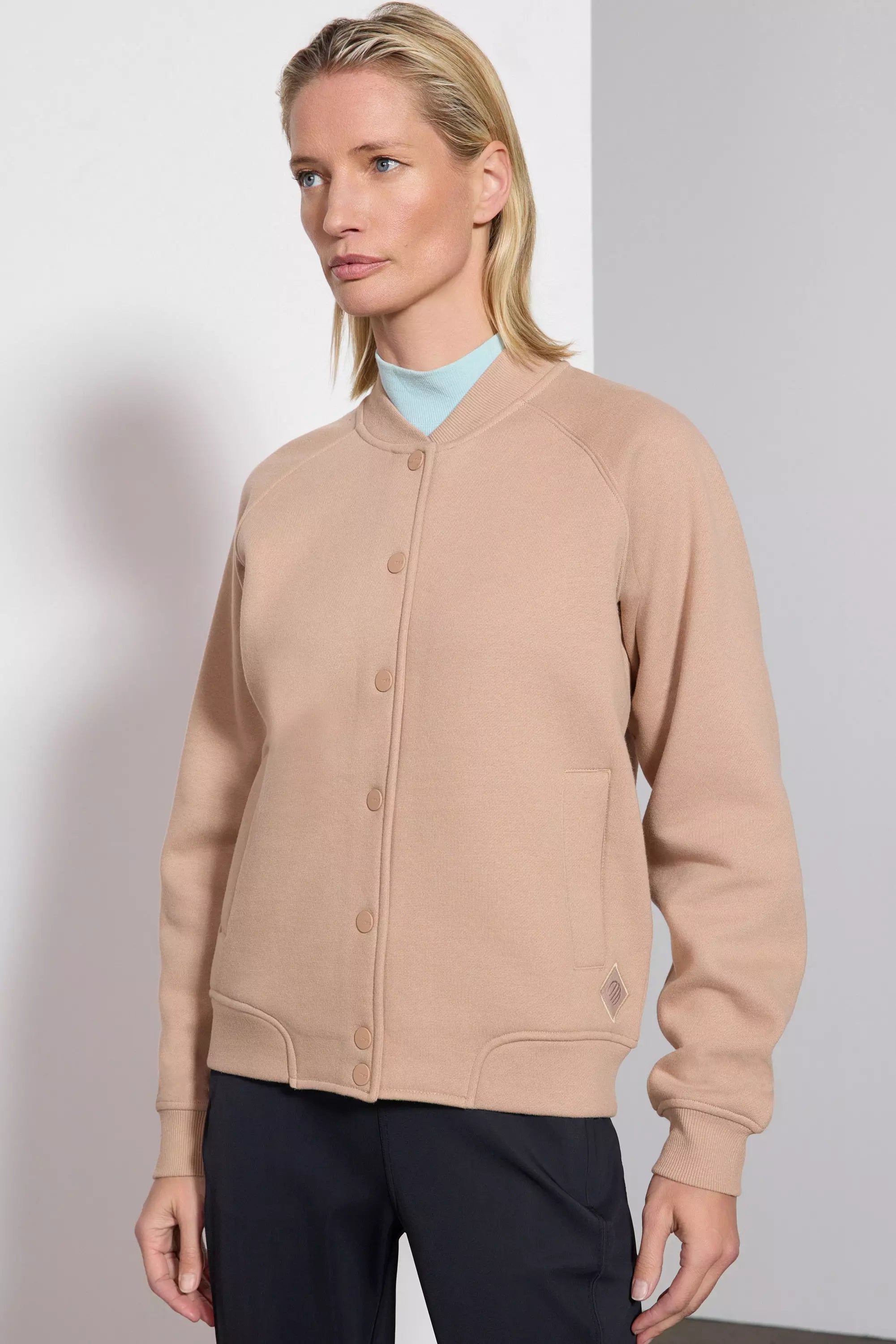 Luxefleece Bomber Jacket - Warm Taupe