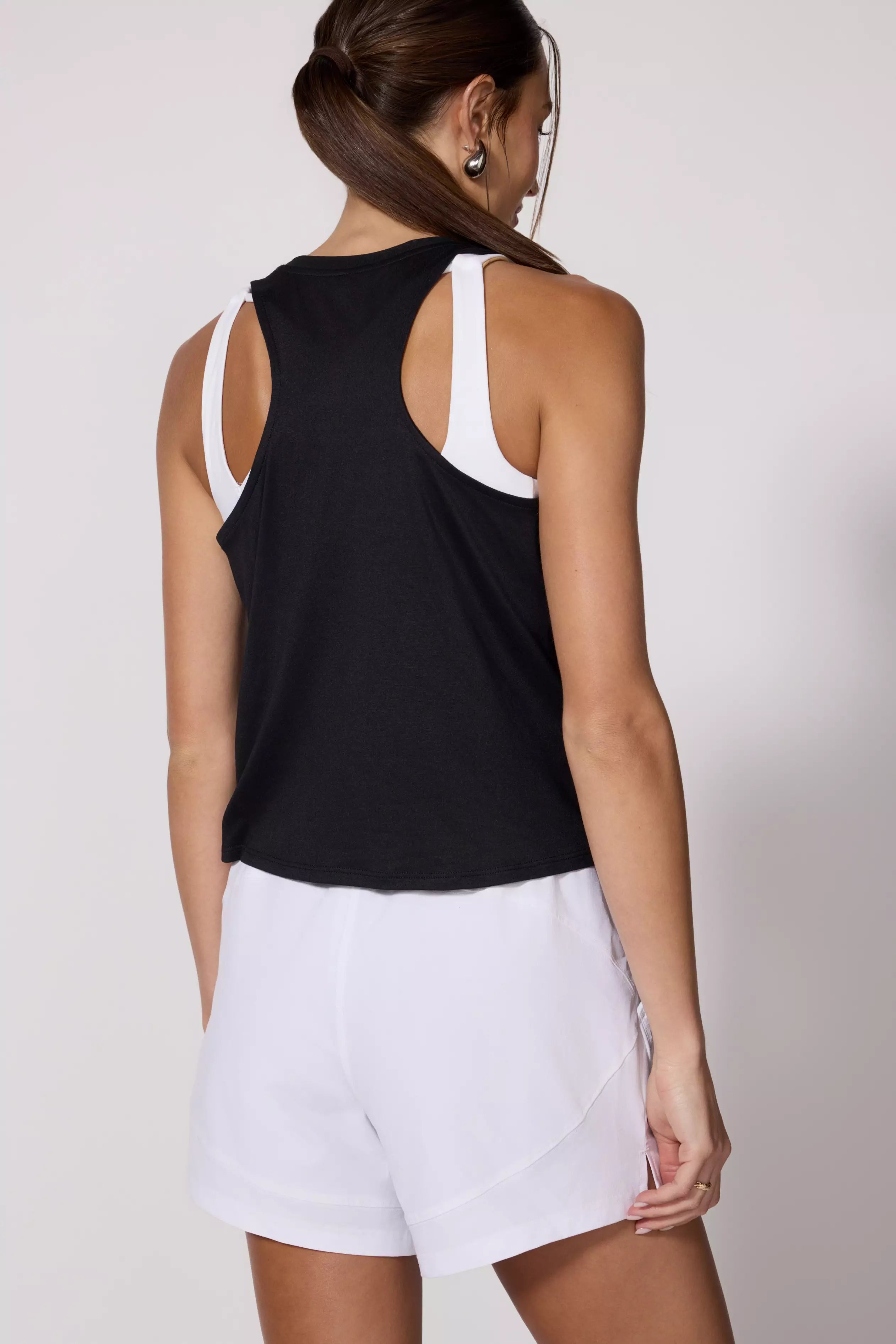 Pace Relaxed Fit Tank - Black