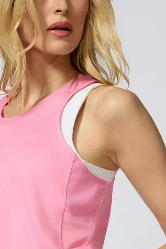 Pace Relaxed Fit Tank - Sachet Pink