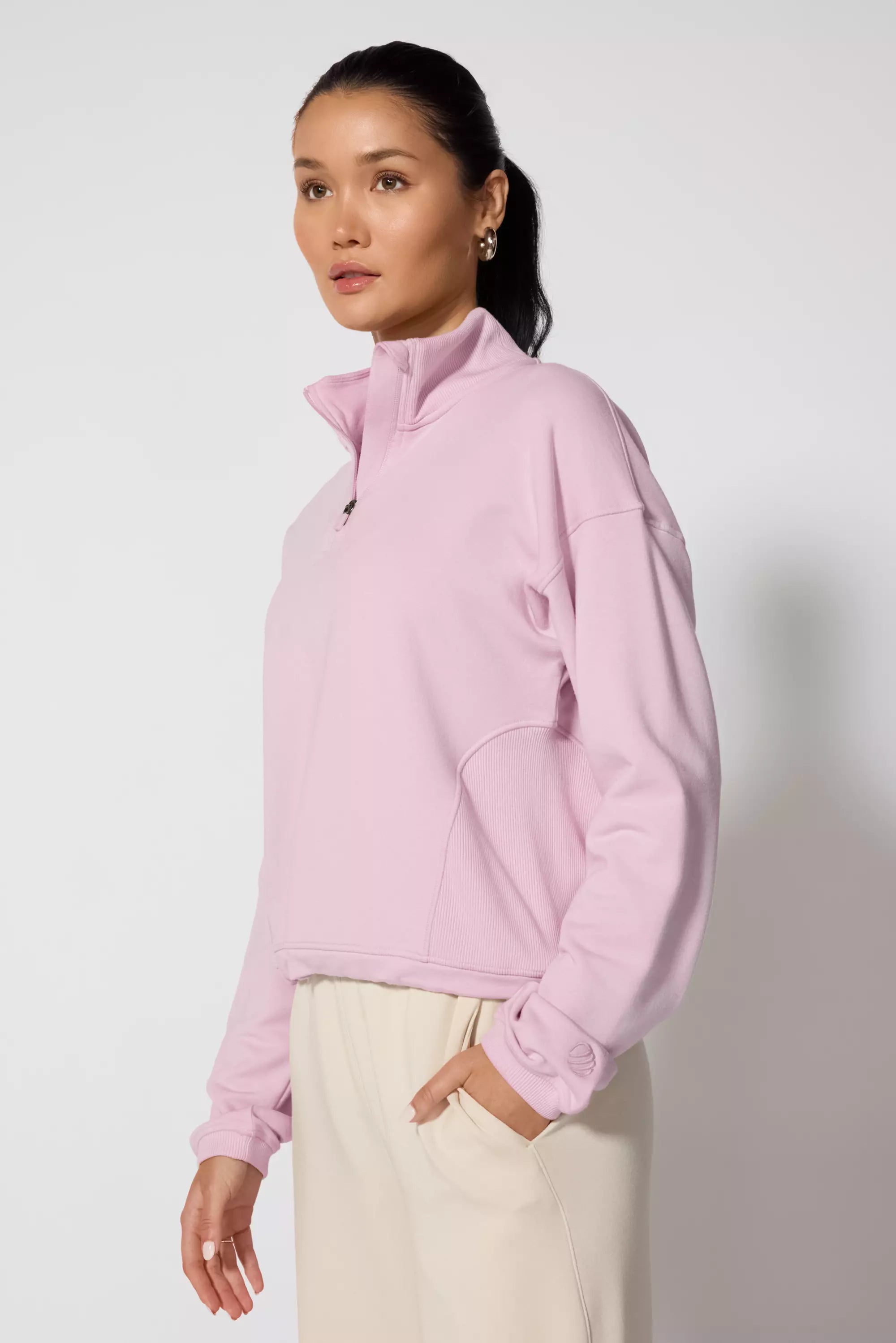 Serenity 1/4 Zip - Fragrant Lilac