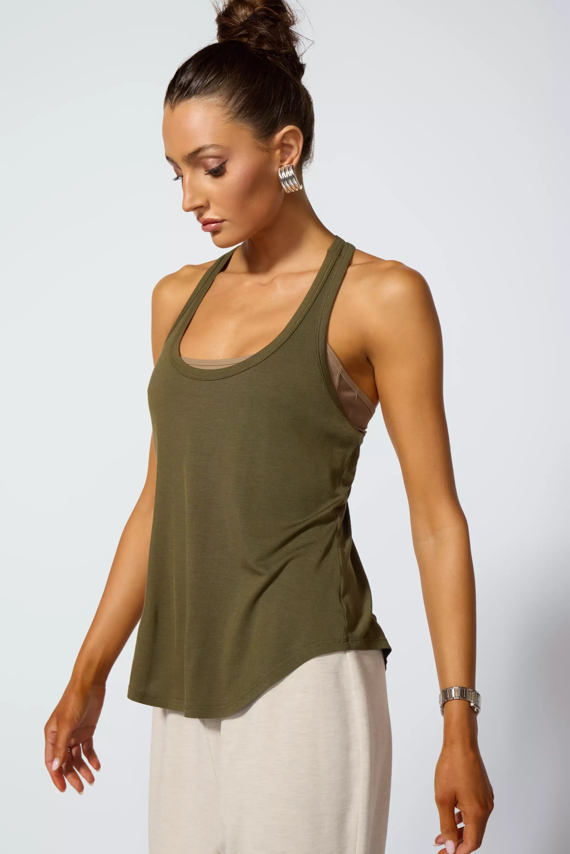 Racer Tank - Ivy Green