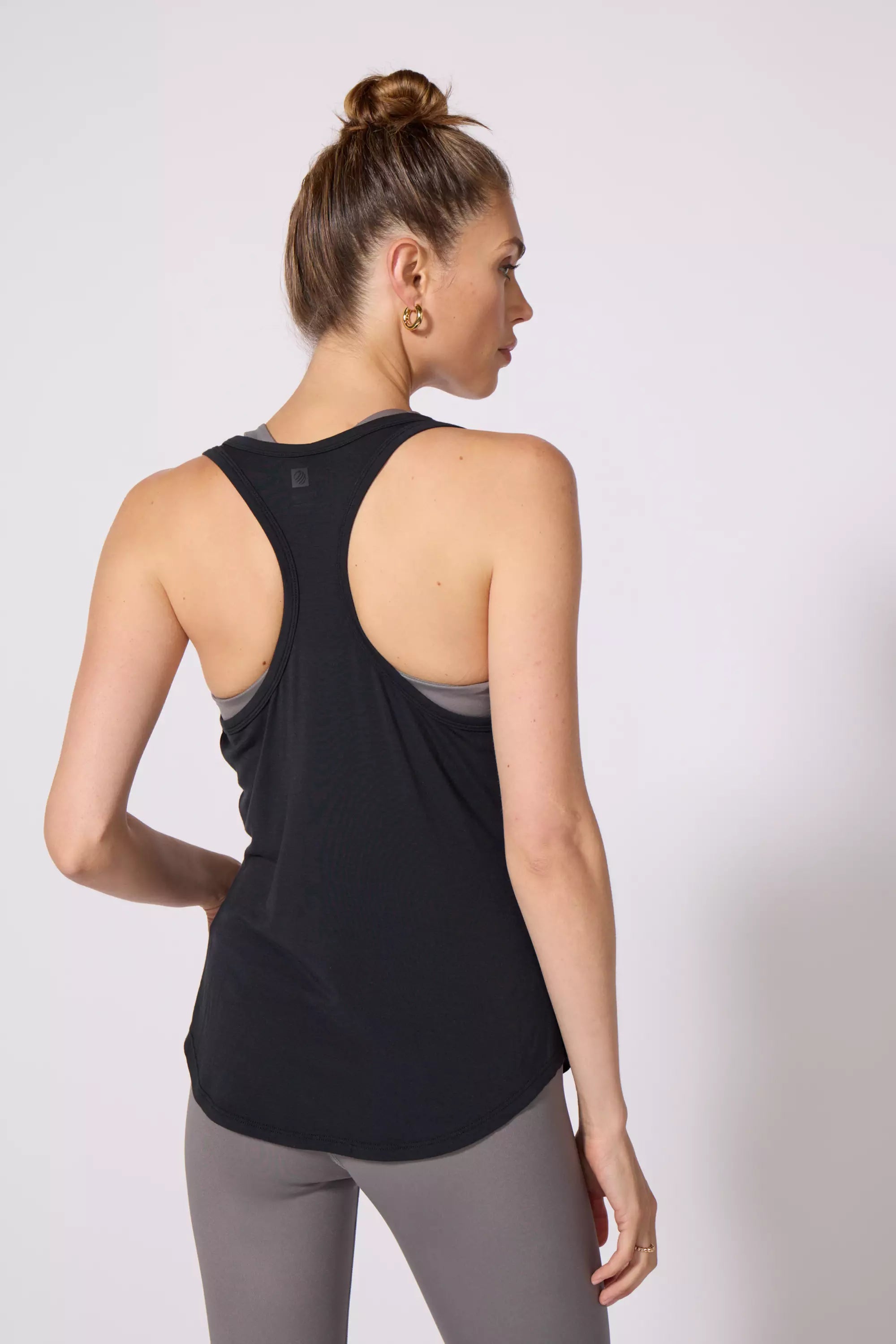 Racer Tank - Jet Black