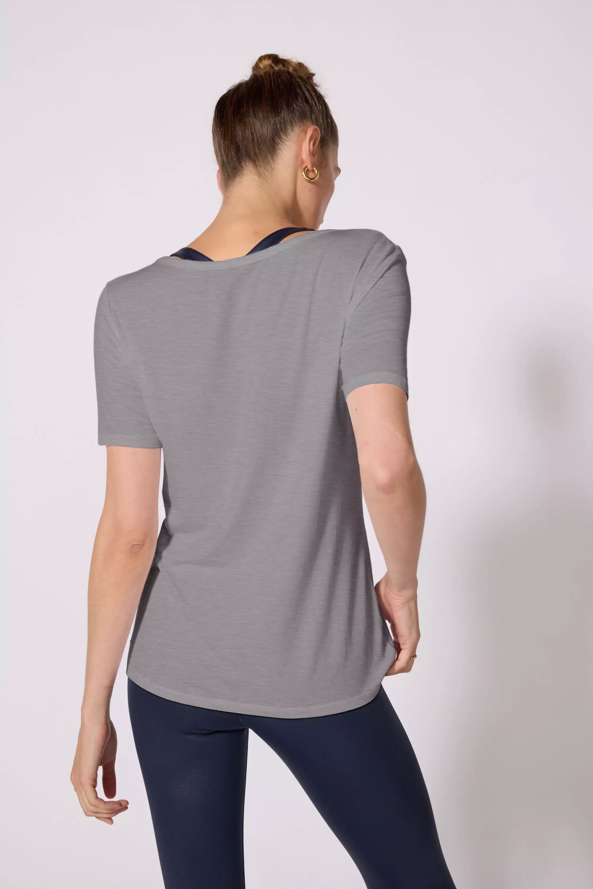 Pocket Tee - Htr Steel Grey