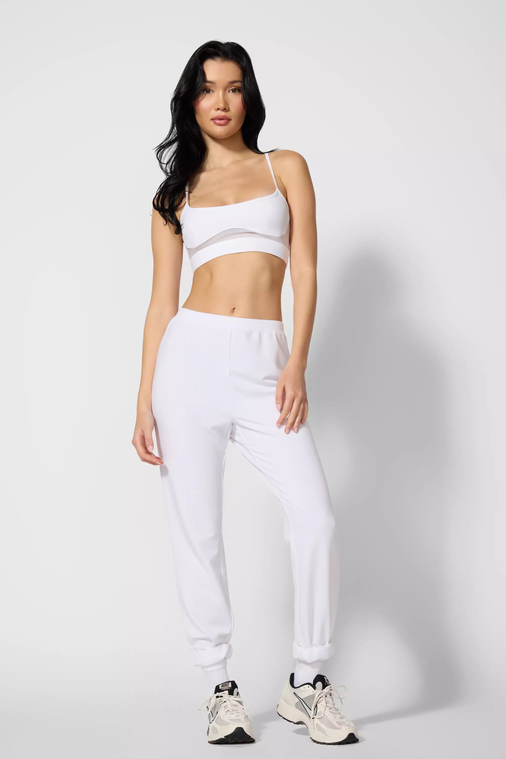 Sculpt Cross Back Bra - Blanco brillante