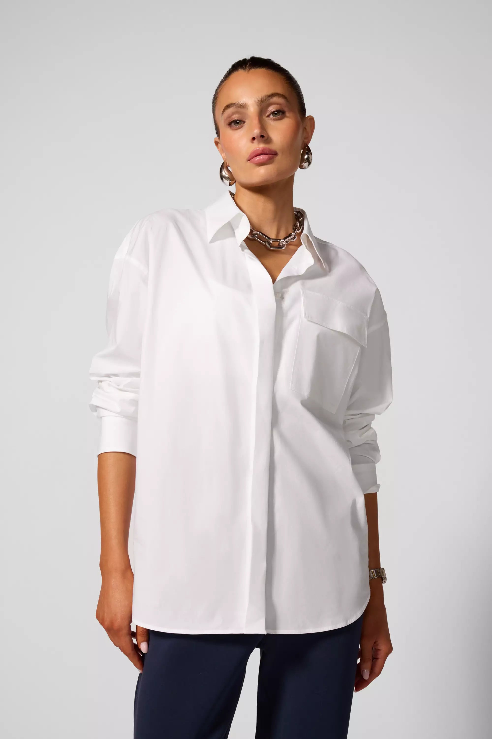 Button Up Shirt - Brilliant White