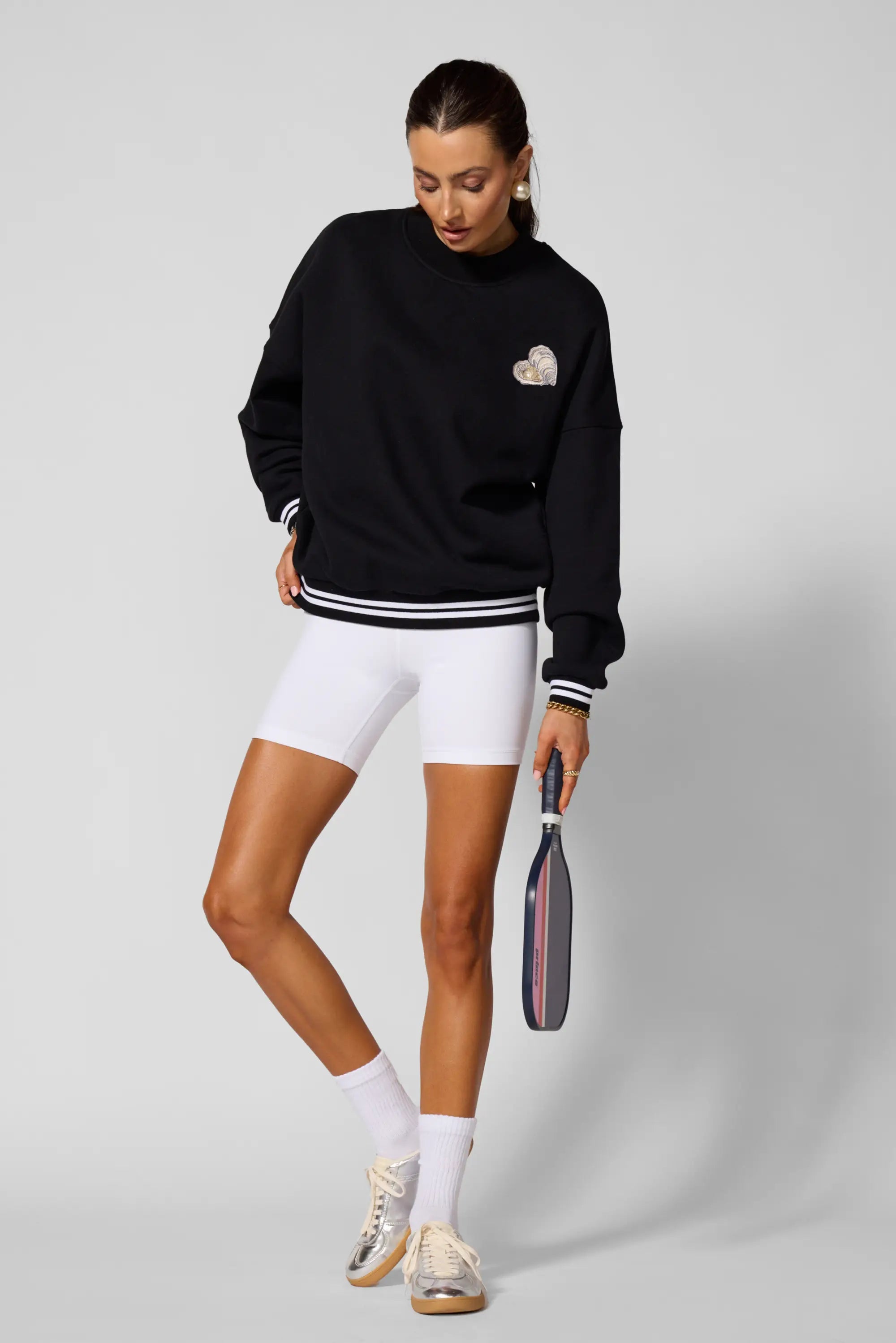 Luxefleece Boyfriend Sweatshirt - Oyster