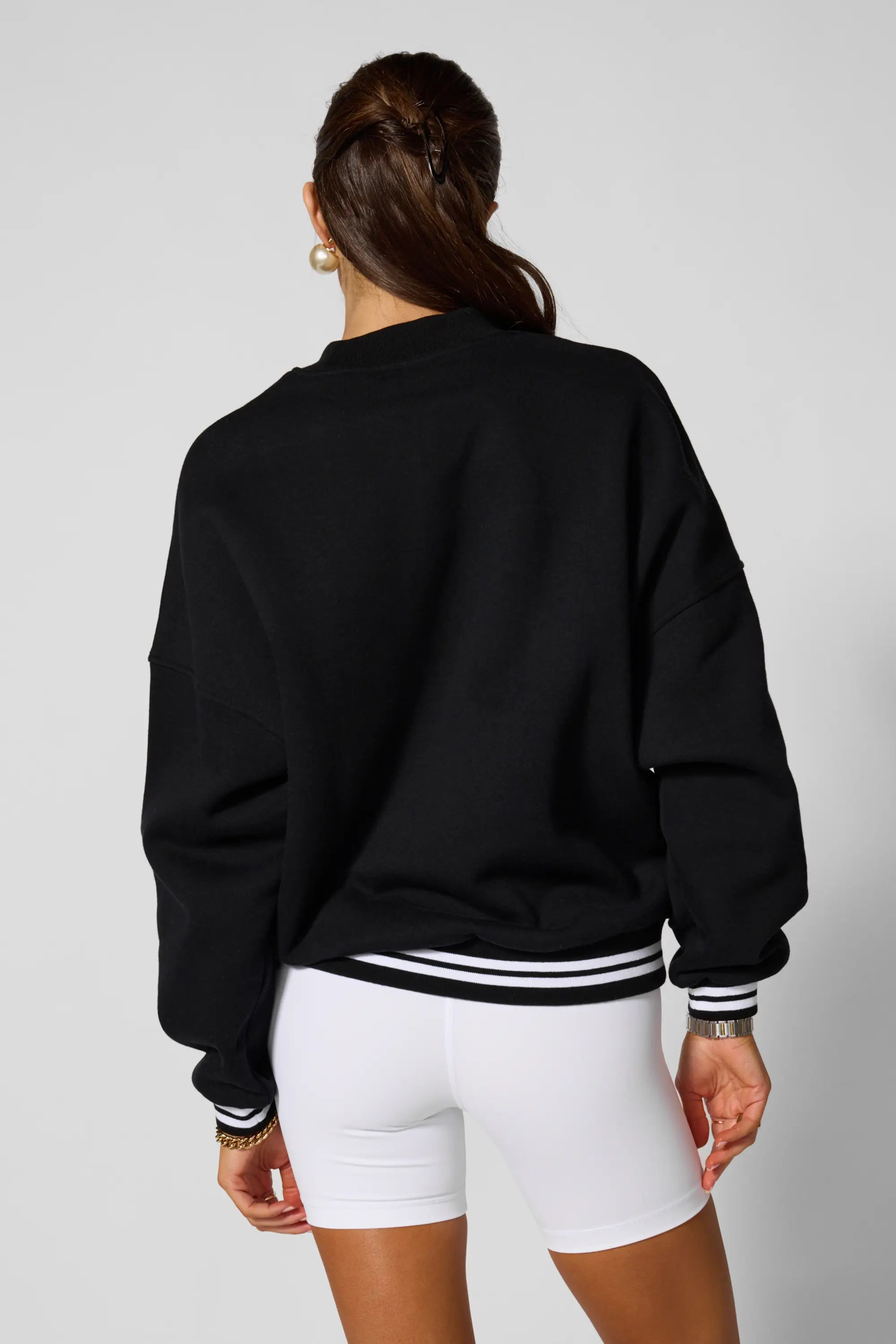 Luxefleece Boyfriend Sweatshirt - Oyster