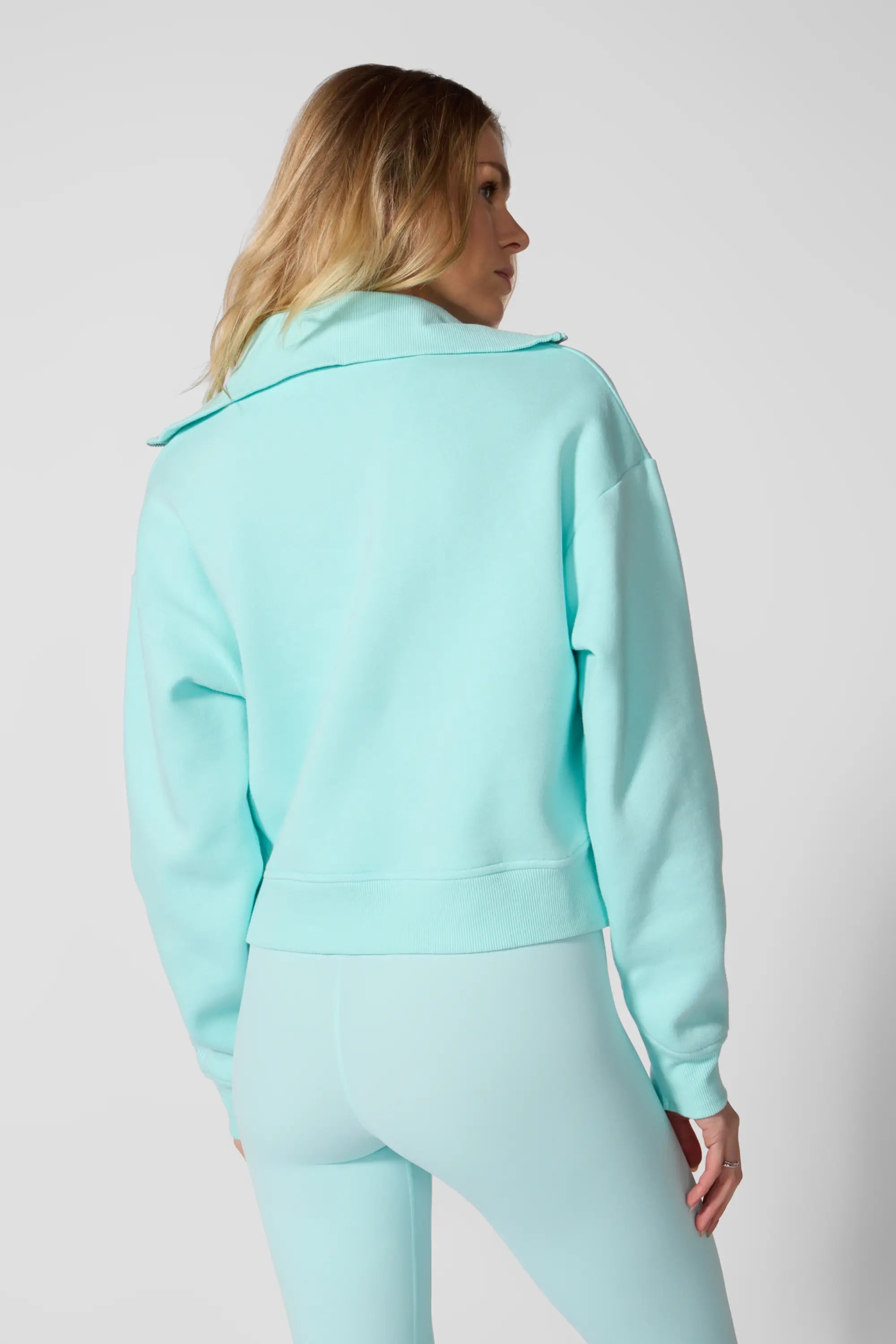 Luxefleece 1/4 Zip Sweatshirt - Limpet Shell