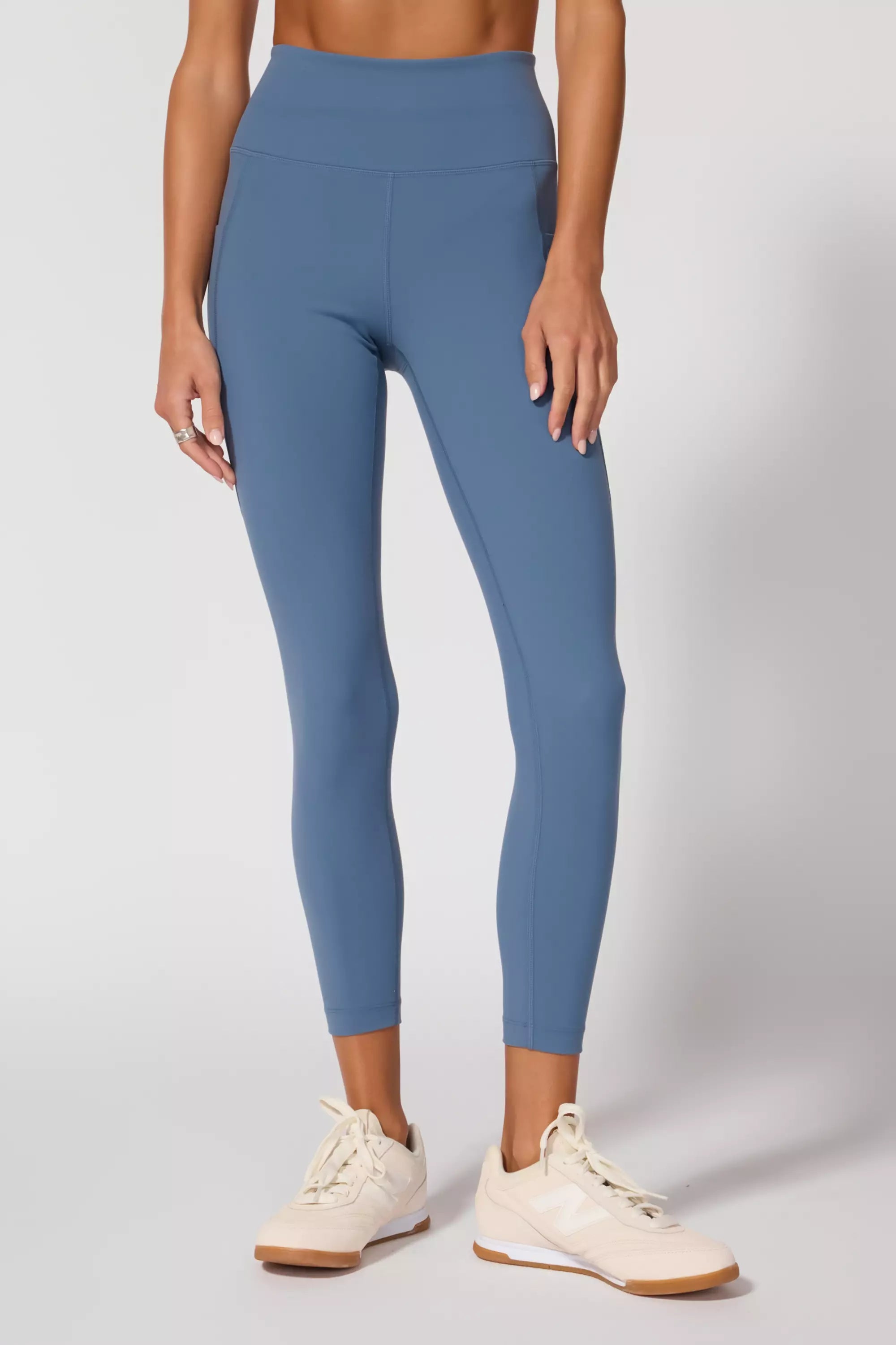 Velocity Legging With Pocket - Petrol Blue