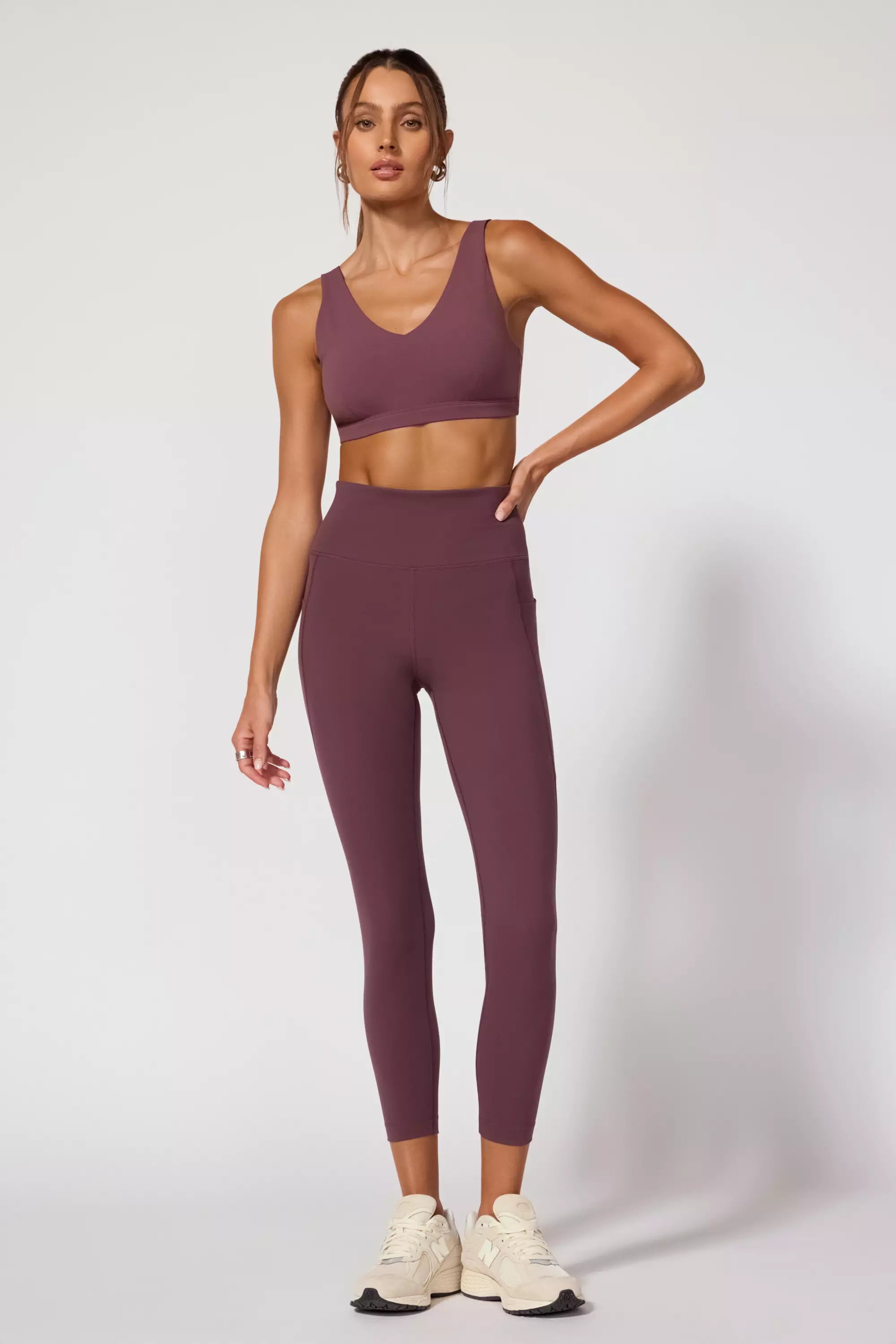 Velocity Legging With Pocket - Huckleberry