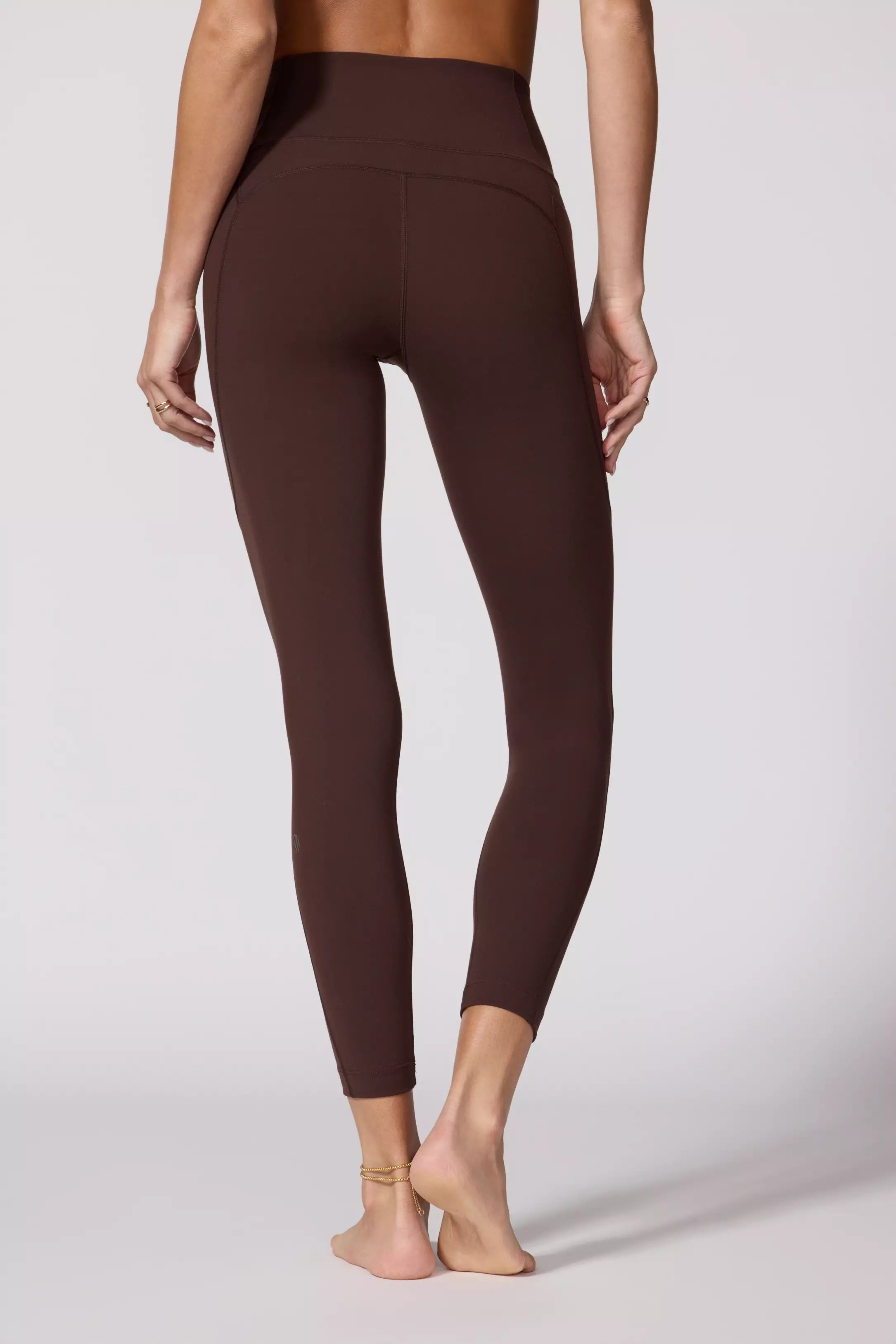 Velocity Legging With Pocket - Chocolate Brown