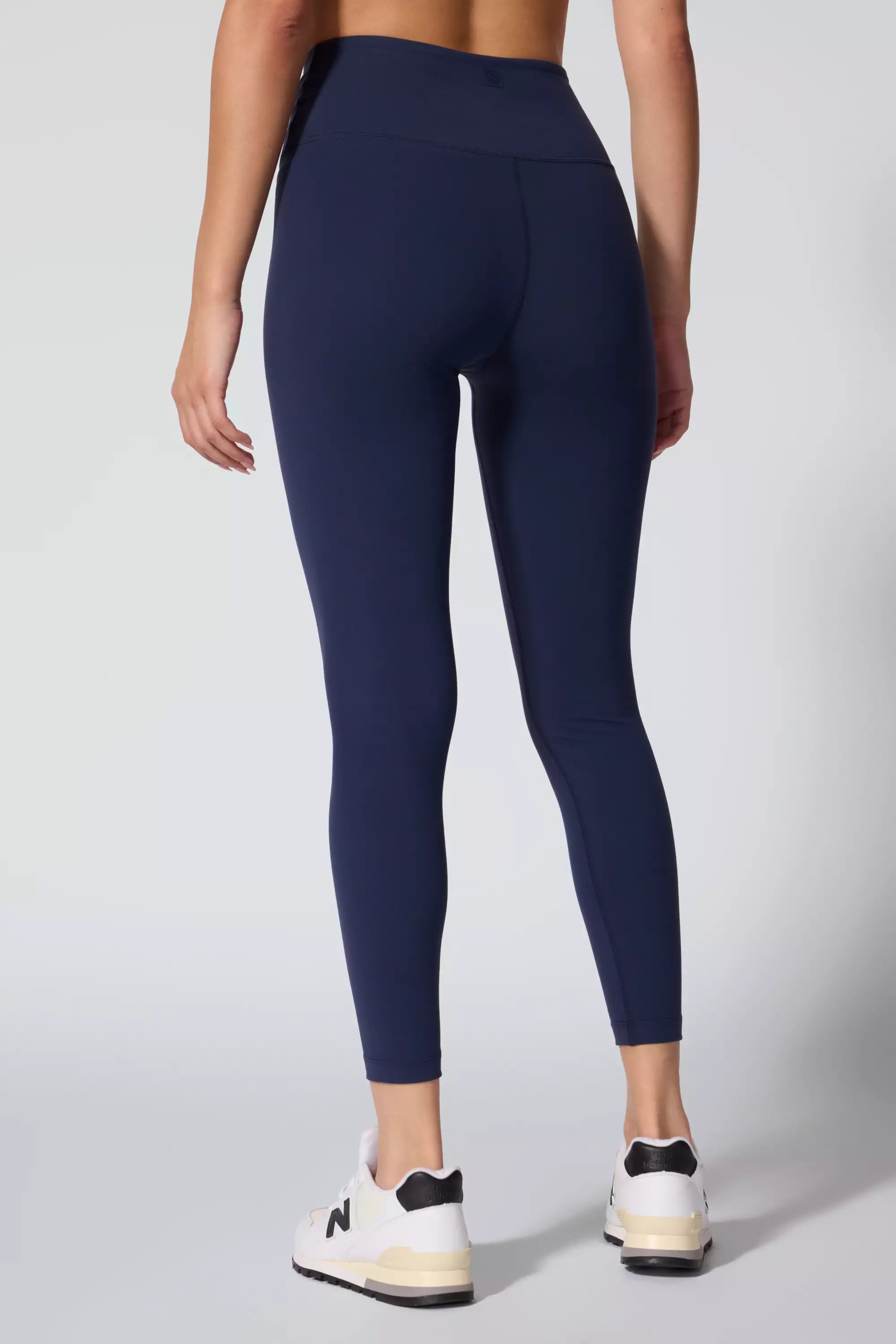 Legging brodé de vitesse - marine profonde