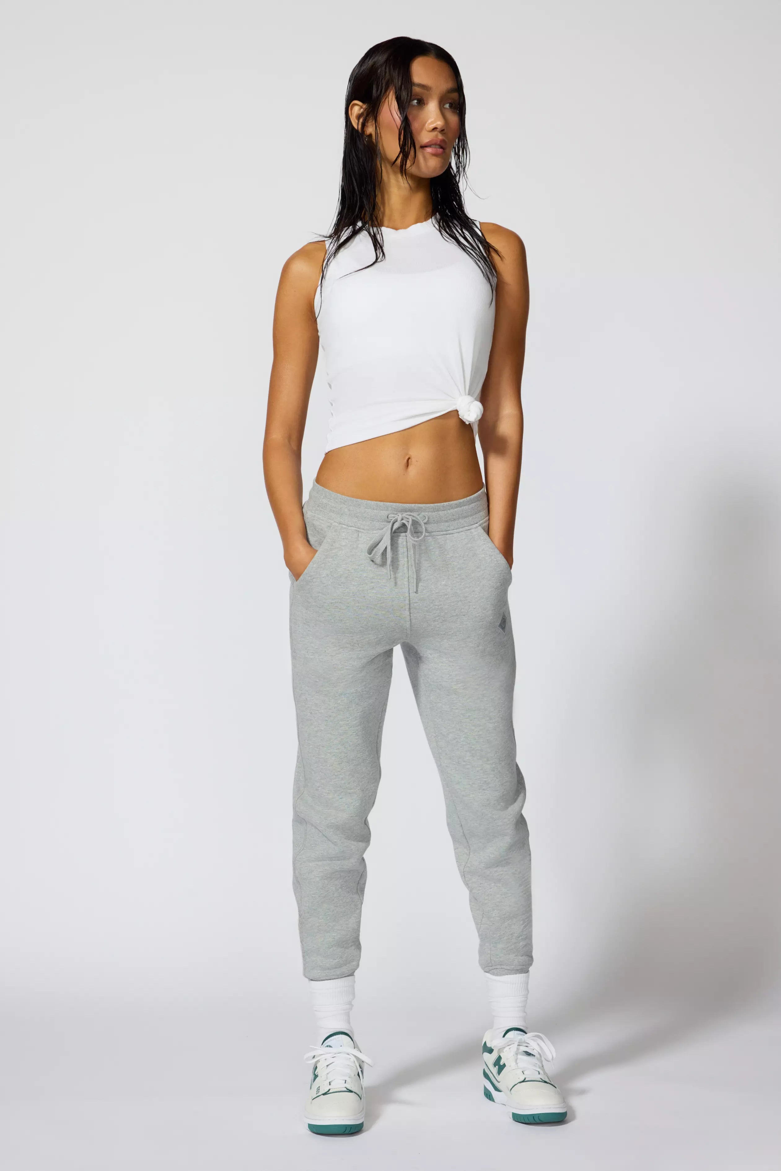 Comfort Fleece Jogger - Htr Concrete