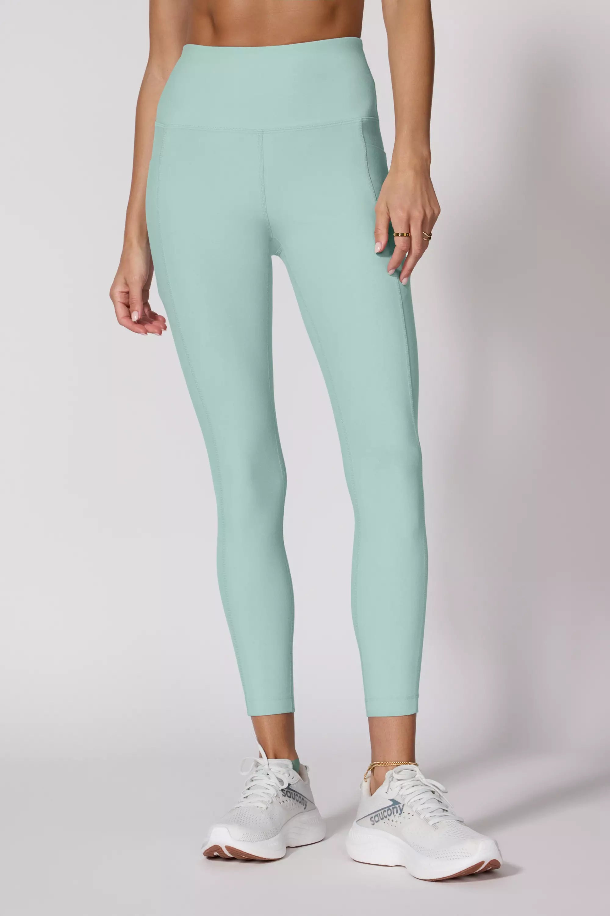 Explore Side Pocket Legging - Blue Haze