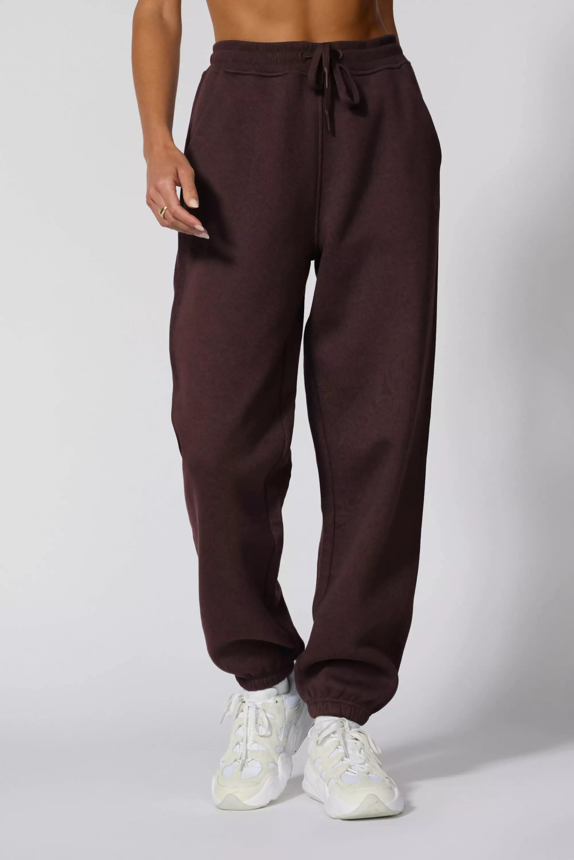 Comfort Fleece Relaxed Jogger - Chocolate Brown