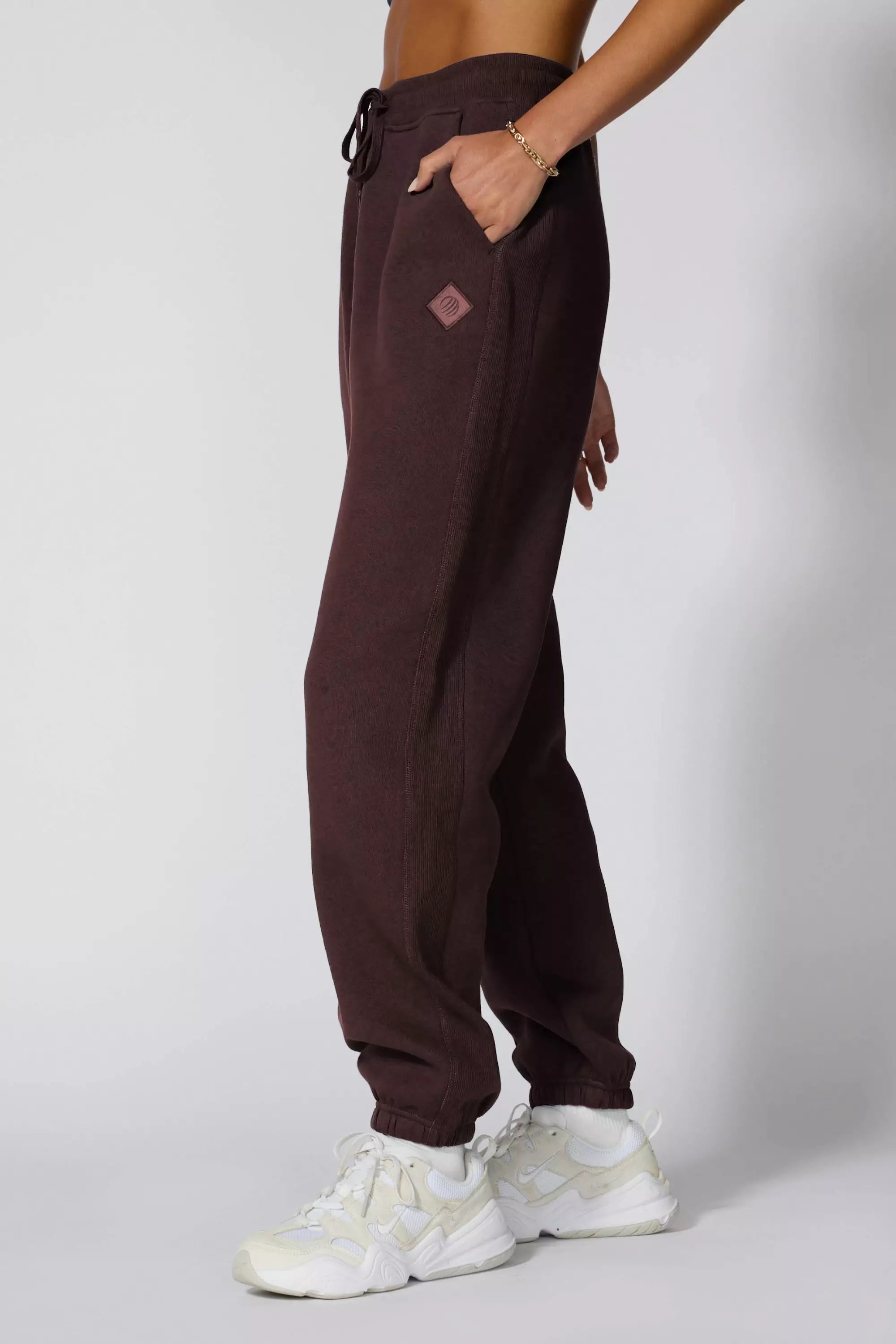 Comfort Fleece Relaxed Jogger - Chocolate Brown