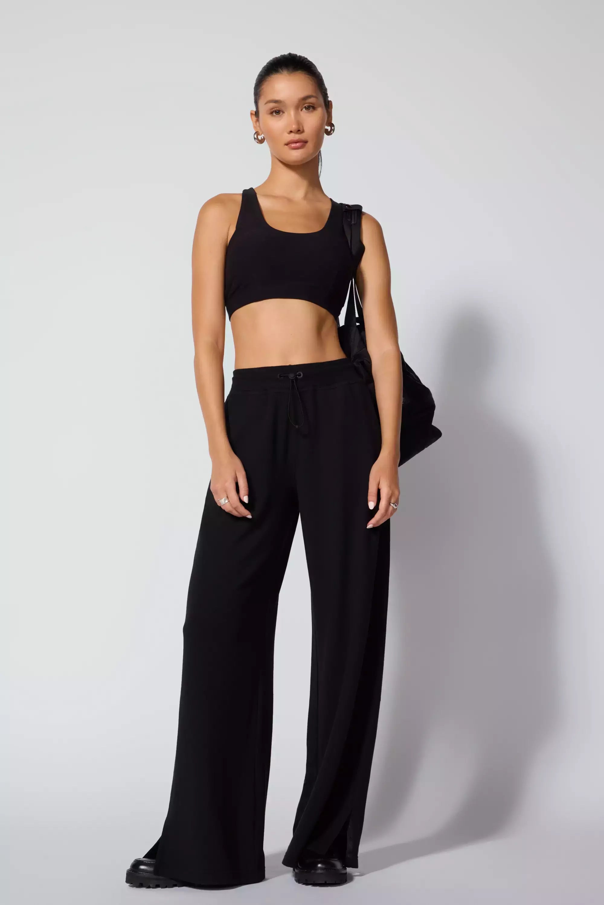 Serenity Wide Leg Pant - Black