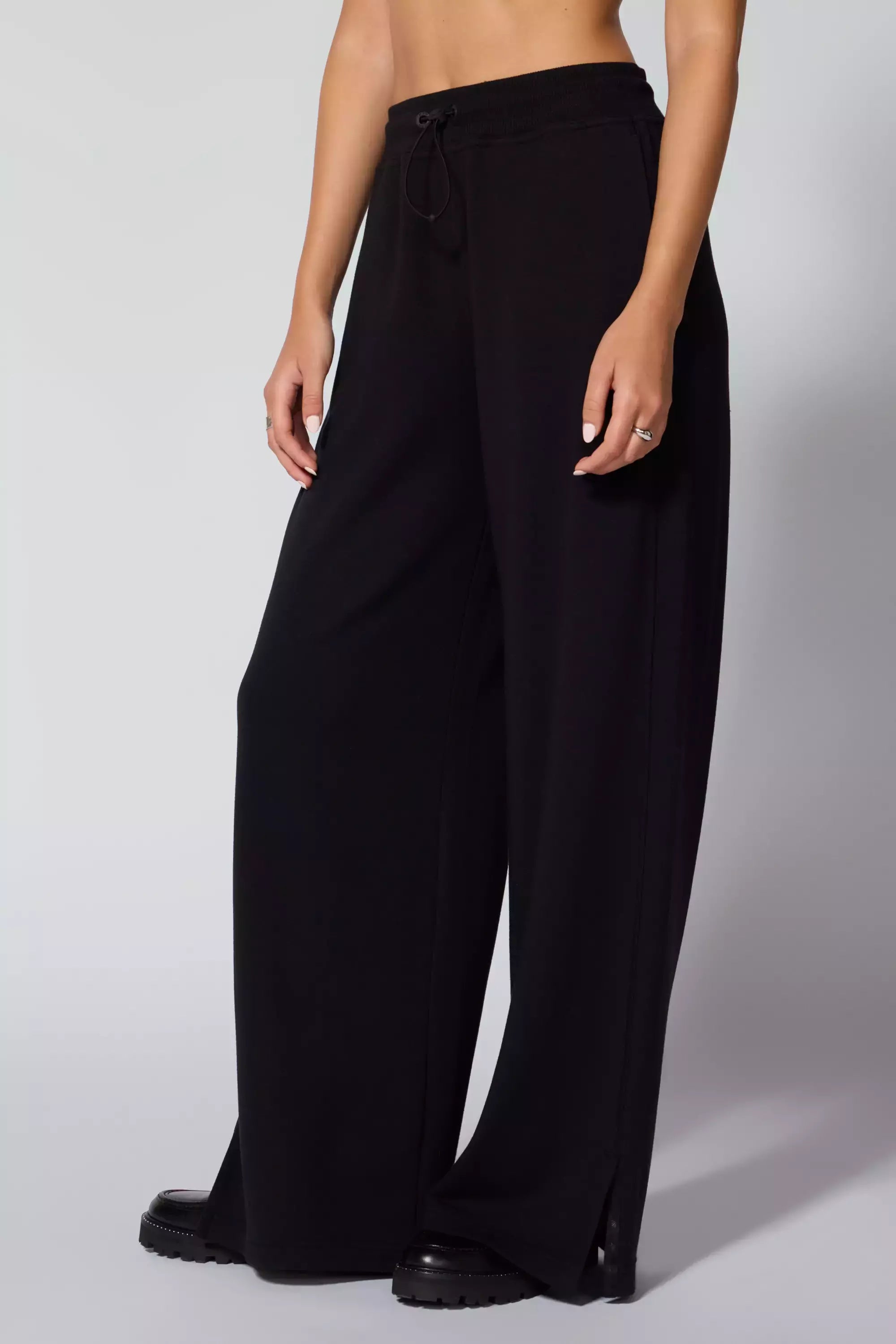 Serenity Wide Leg Pant - Black