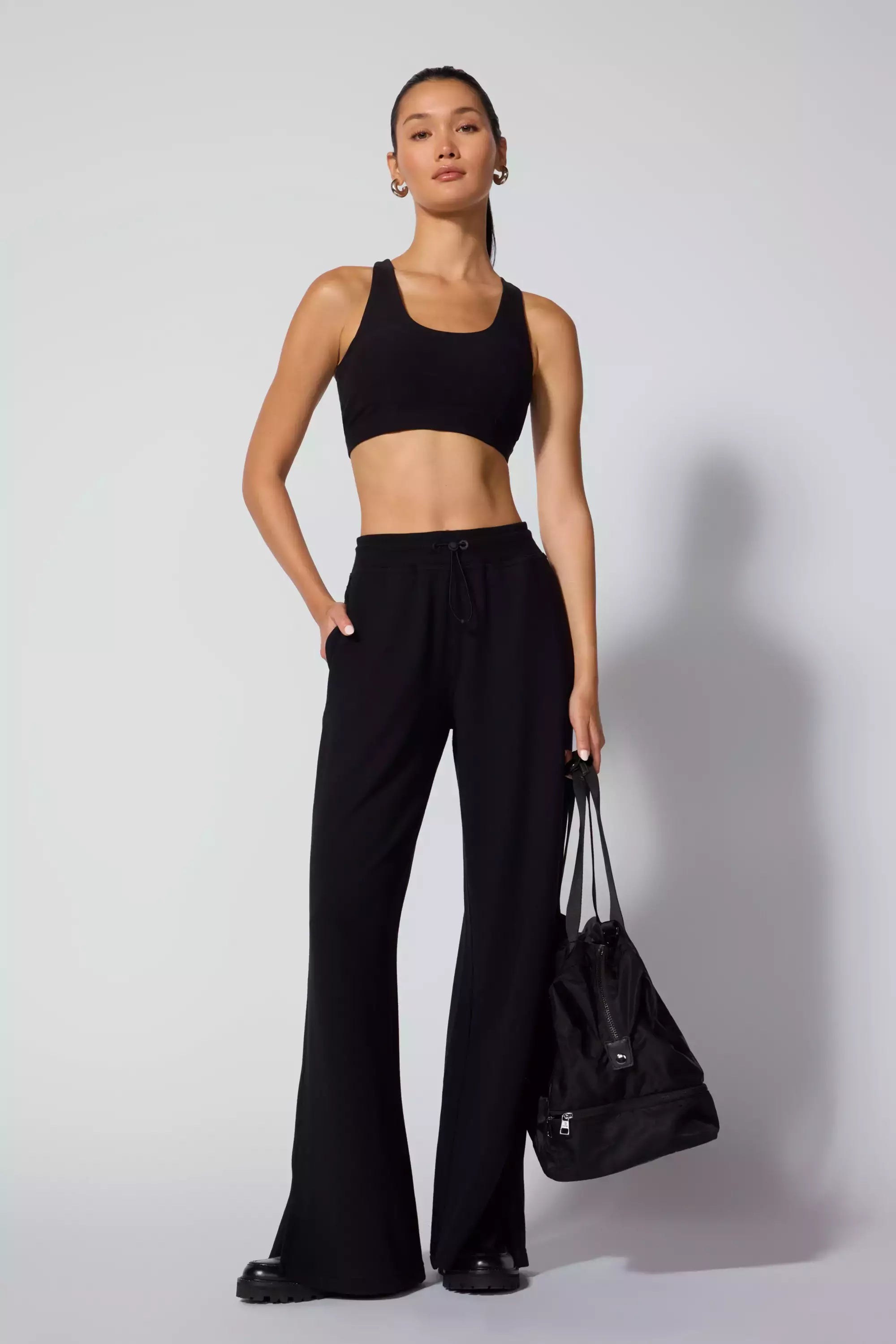 Serenity Wide Leg Pant - Black