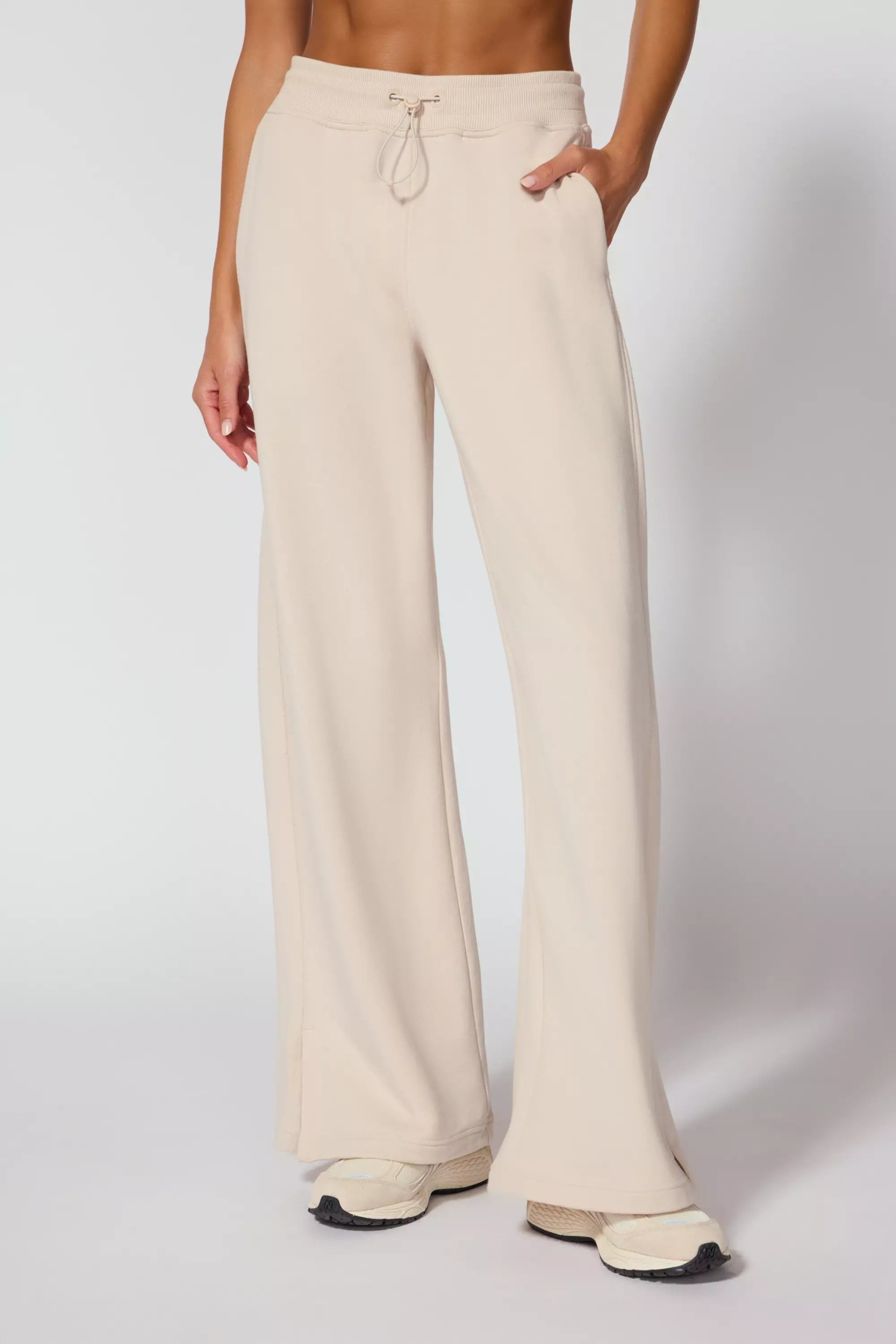 Serenity Wide Leg Pant - Stone