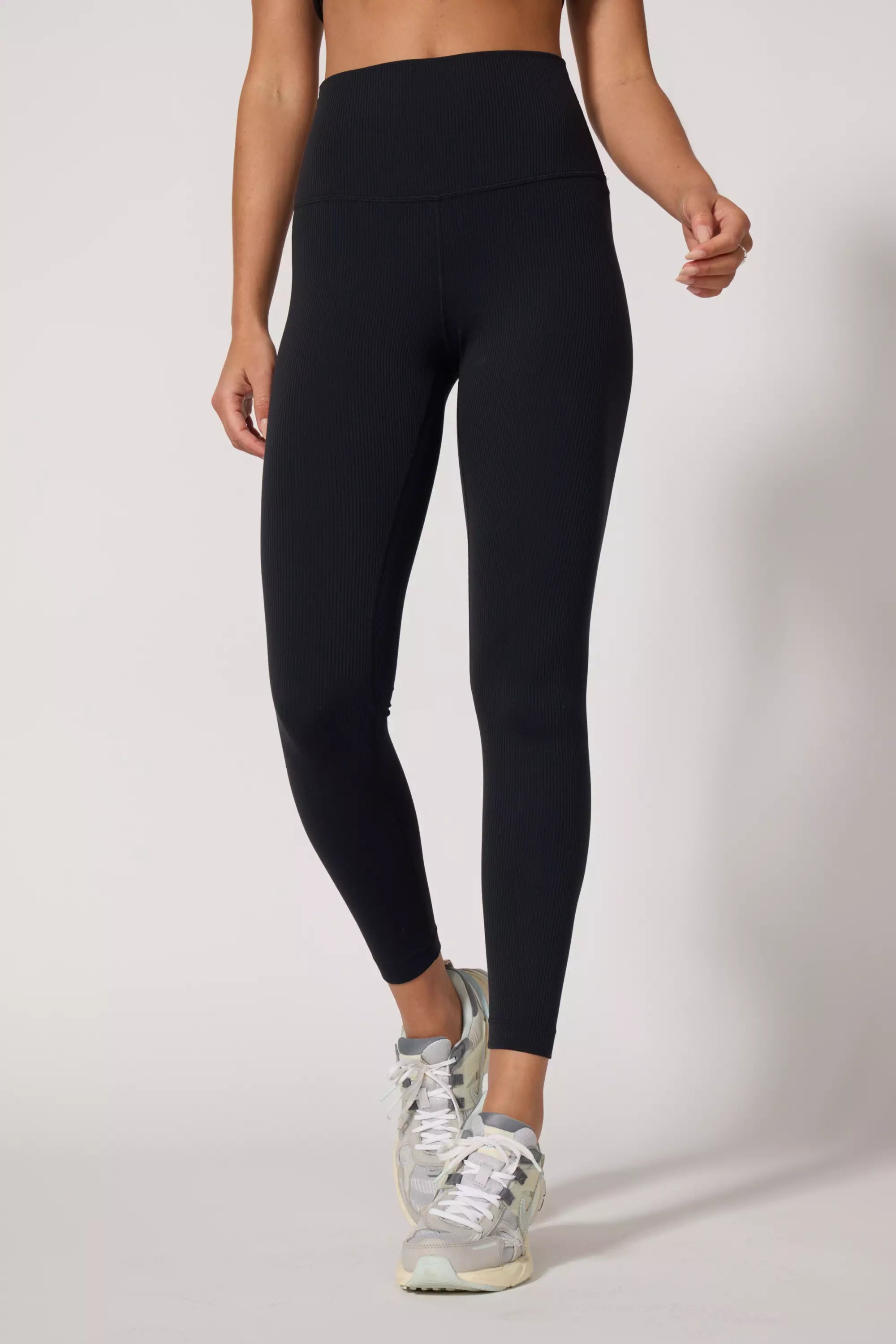 Ribbed Legging - Jet Black