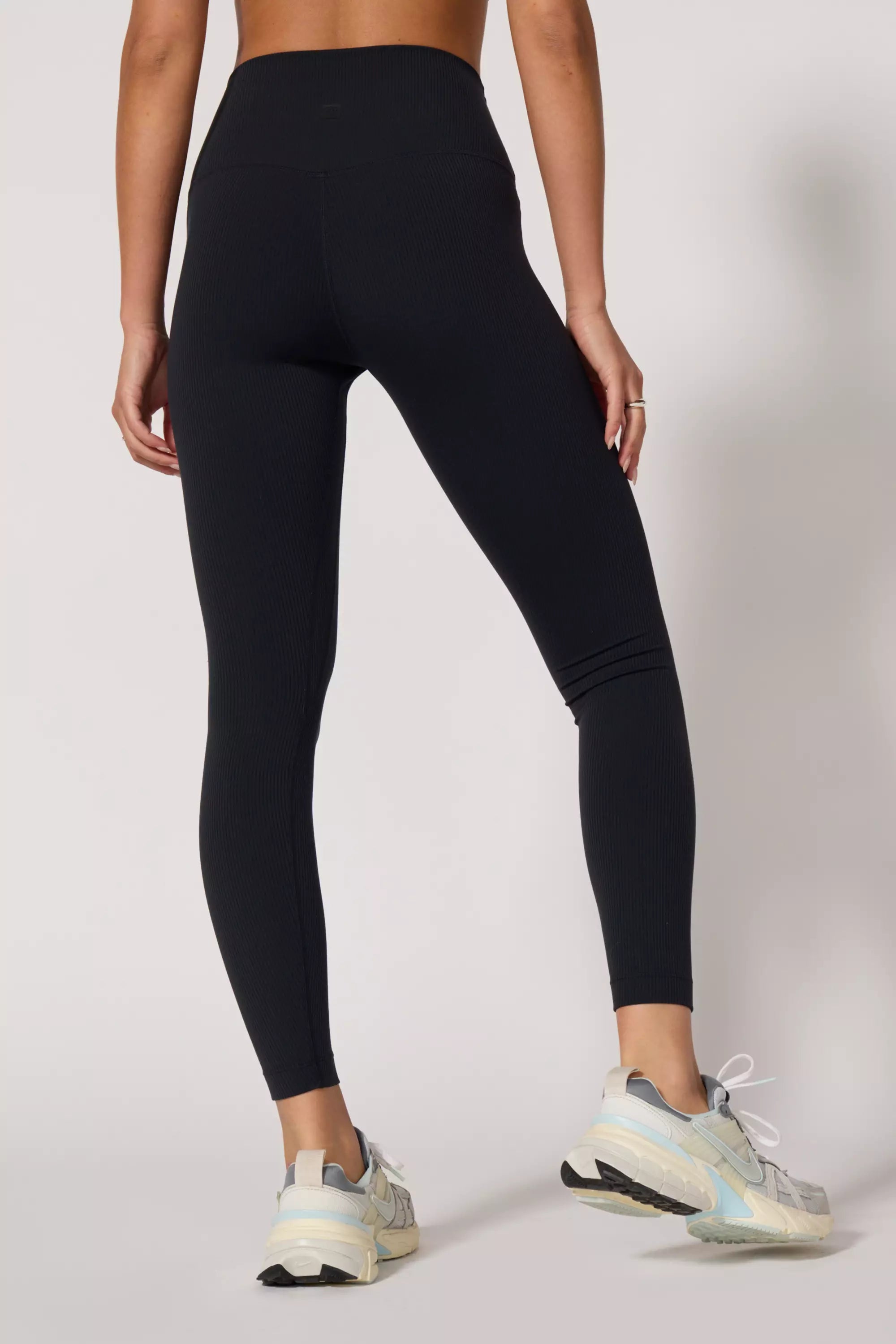 Ribbed Legging - Jet Black