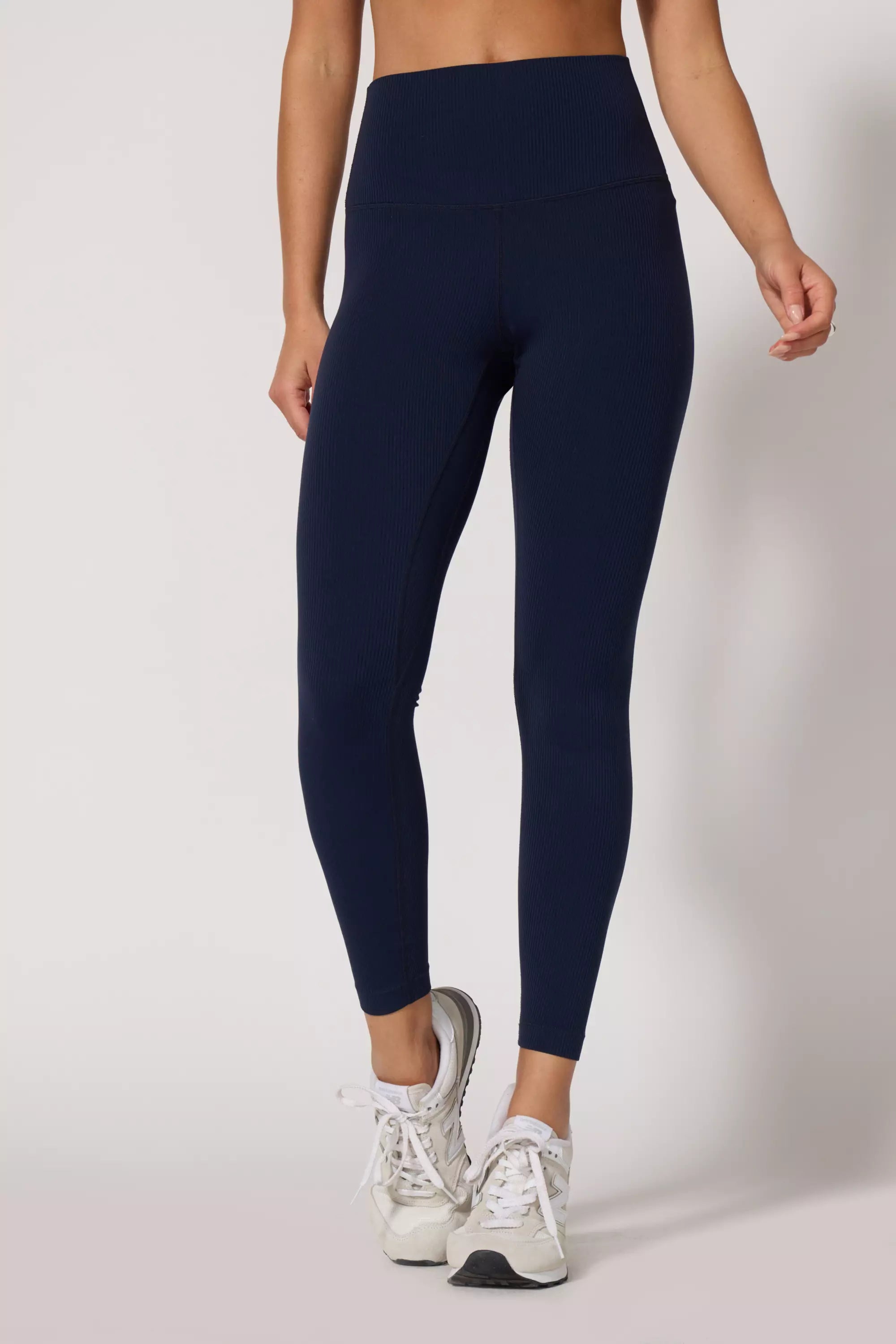 Ribbed Legging - Deep Navy