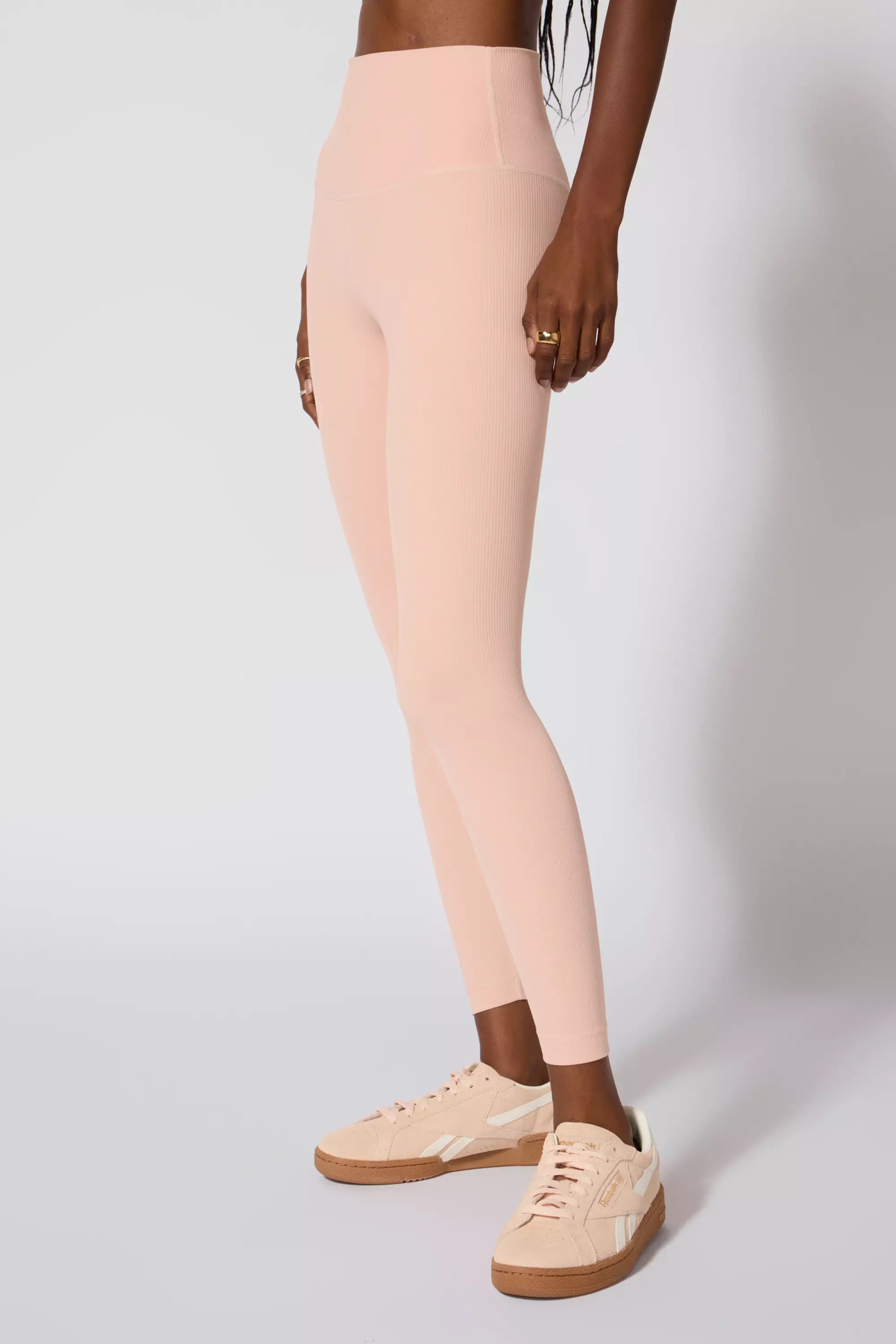 Ribbed Legging - Rose Cloud