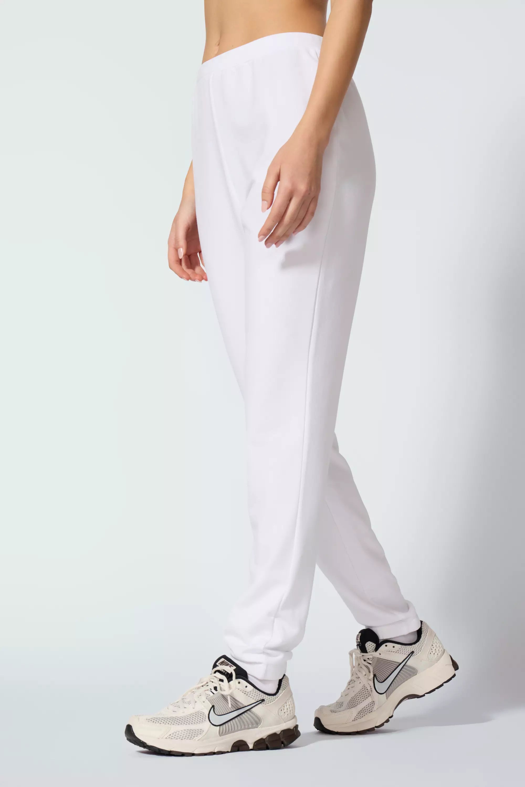 Jogger mince en molleton confortable - Brilliant White