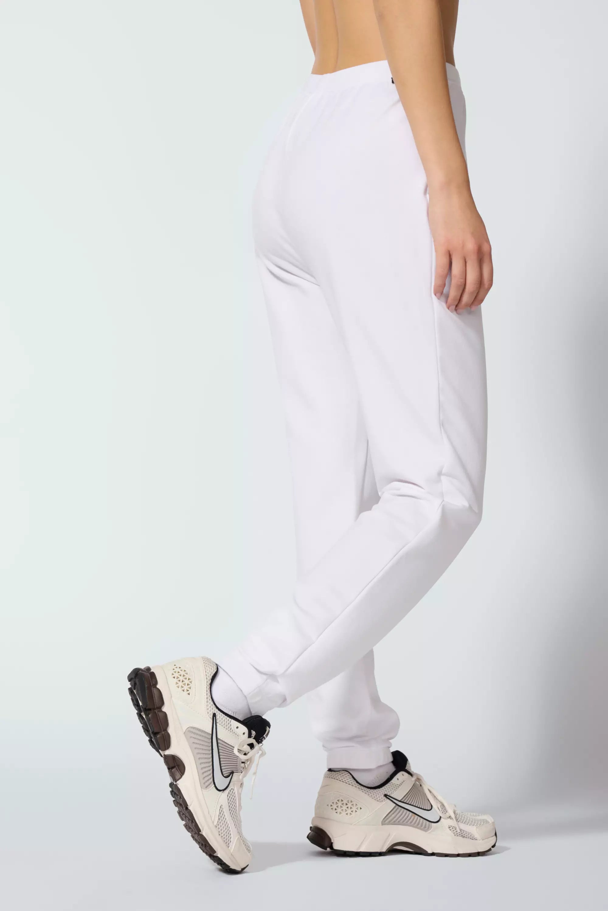 Jogger mince en molleton confortable - Brilliant White