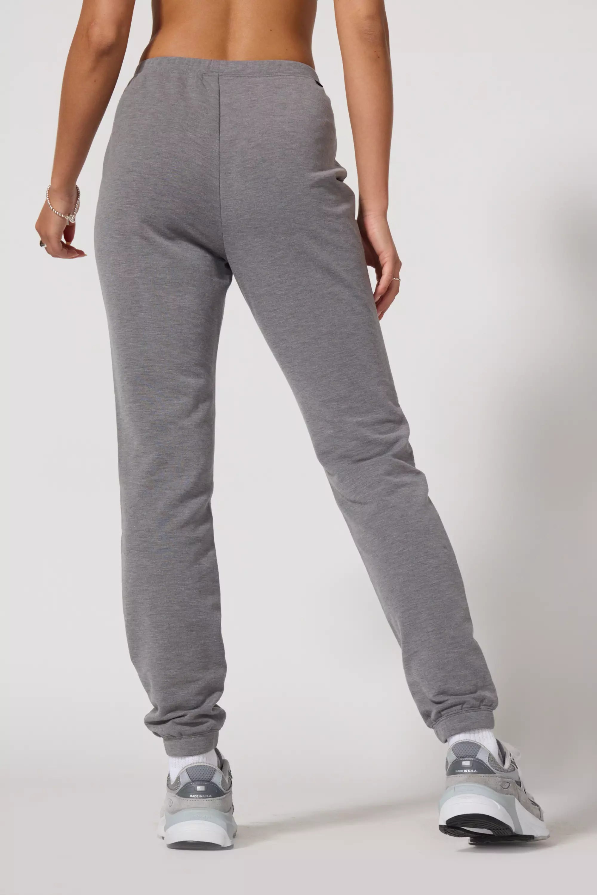 Jogger Slim Fleece confortable - HTR Steel Grey