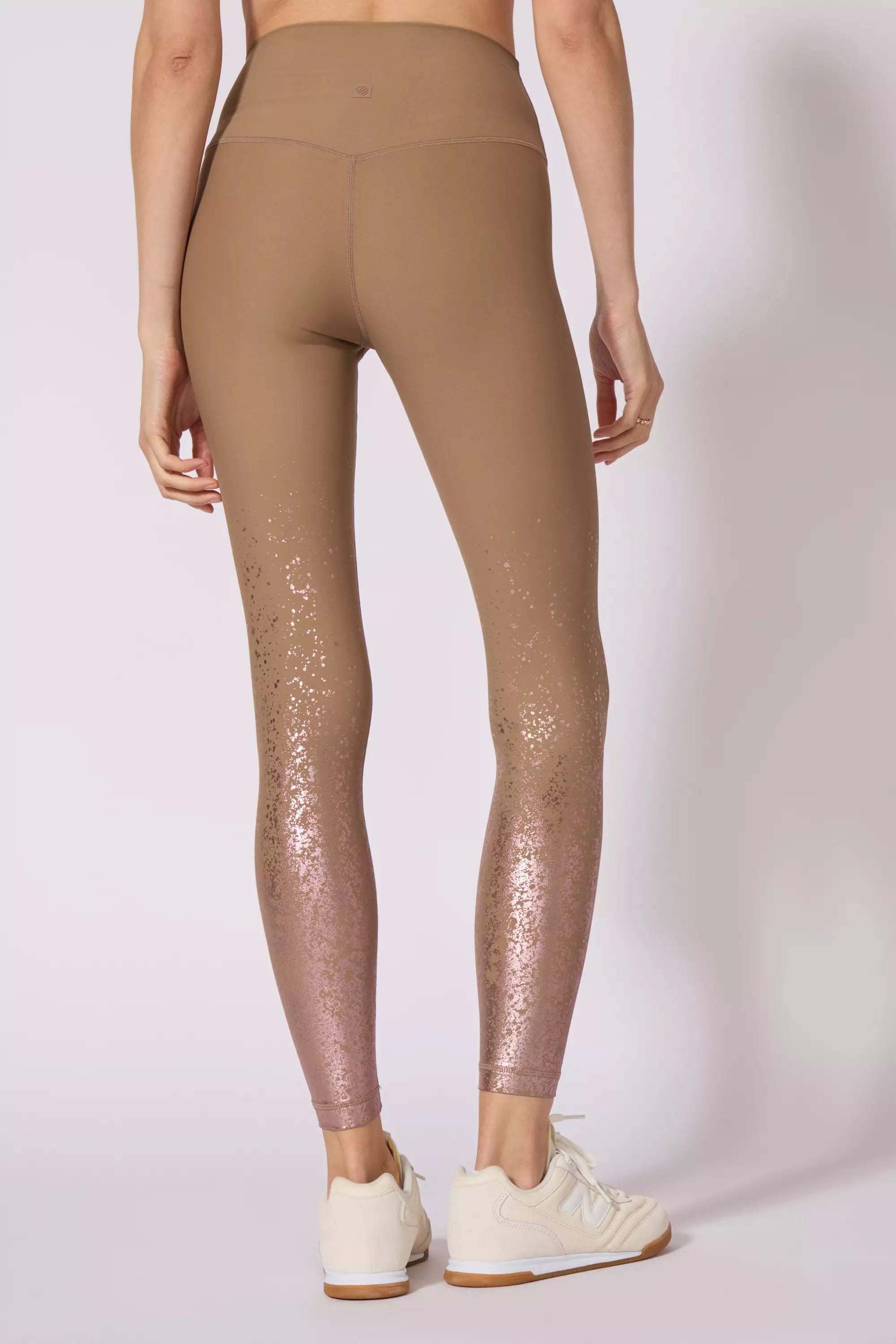 Foil Print Legging - Caribou