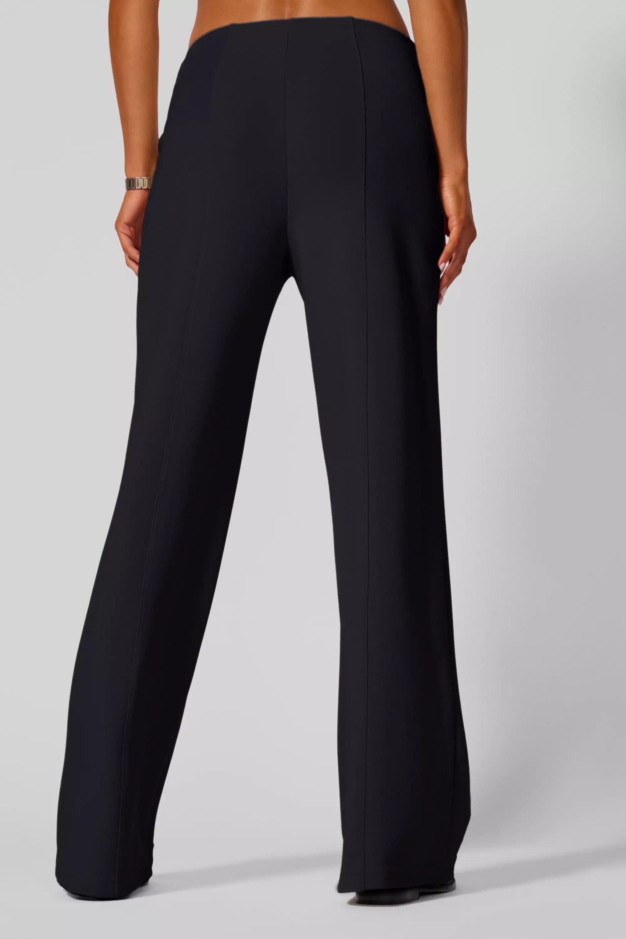 Pantalon de jambe large - noir