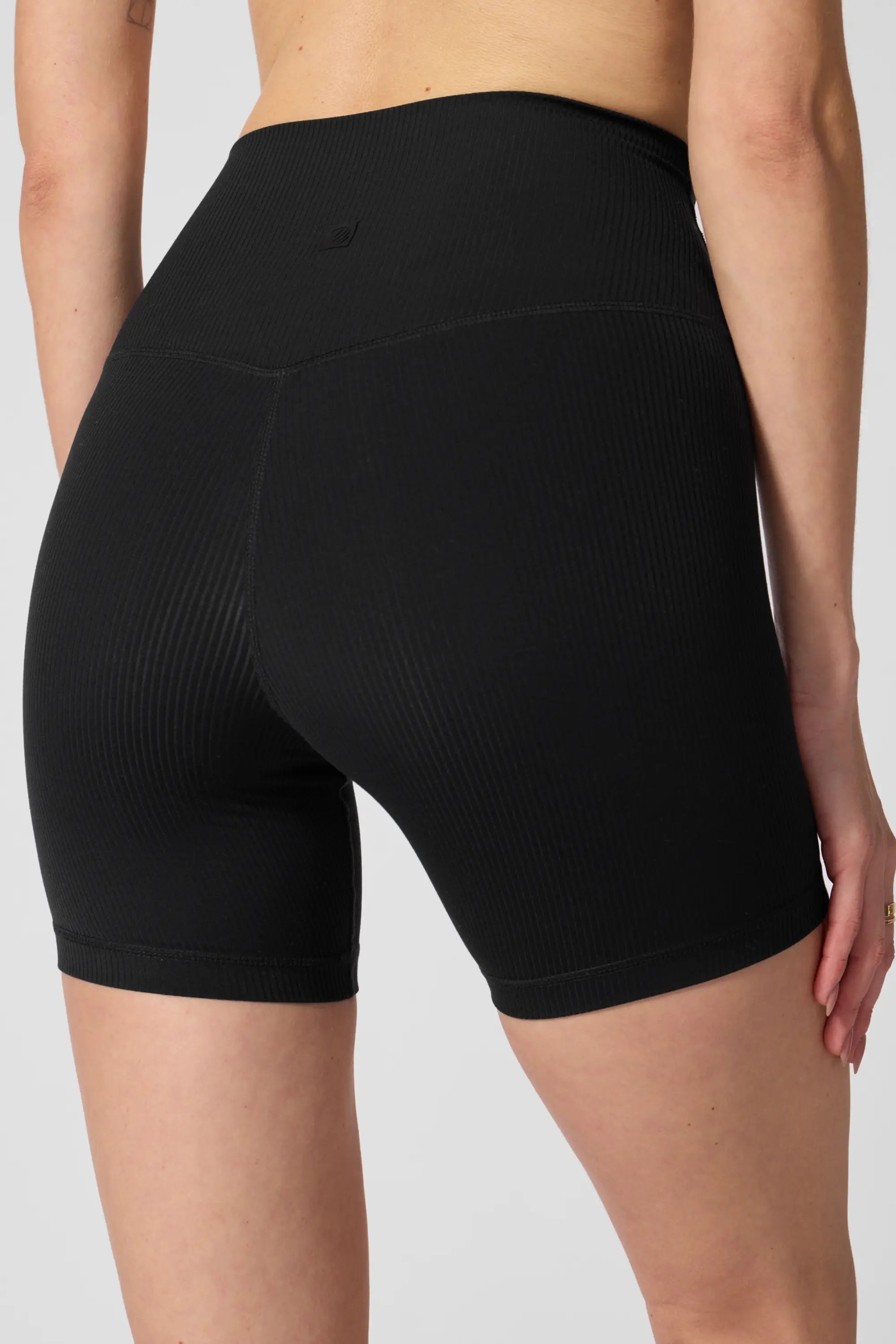 Ribbed Short - Black