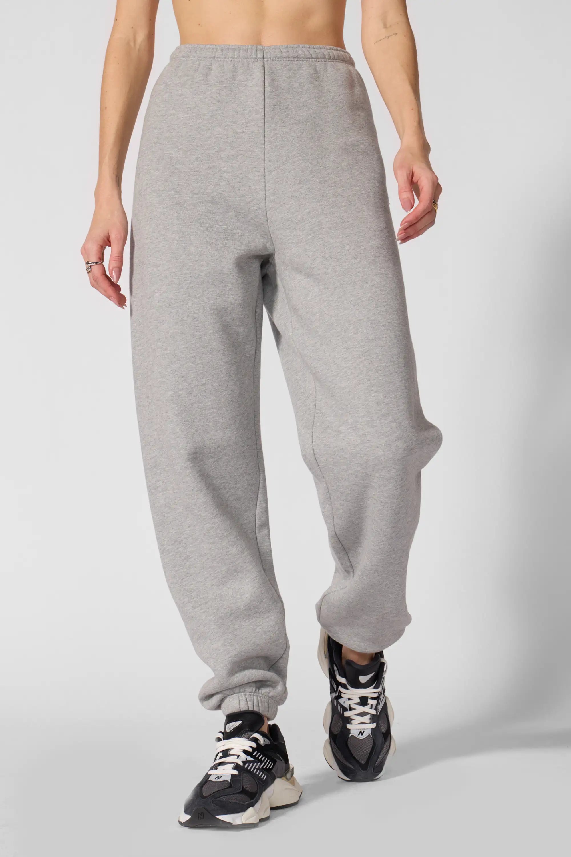 Luxefleece Boyfriend Sweatpant - HTR Concrete