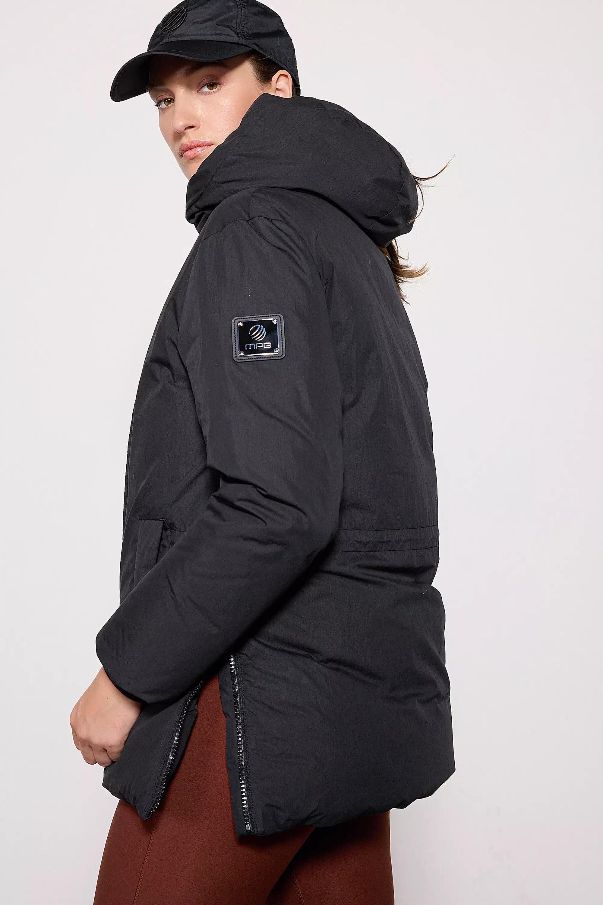 RDS Down Hip-Length Puffer - Black