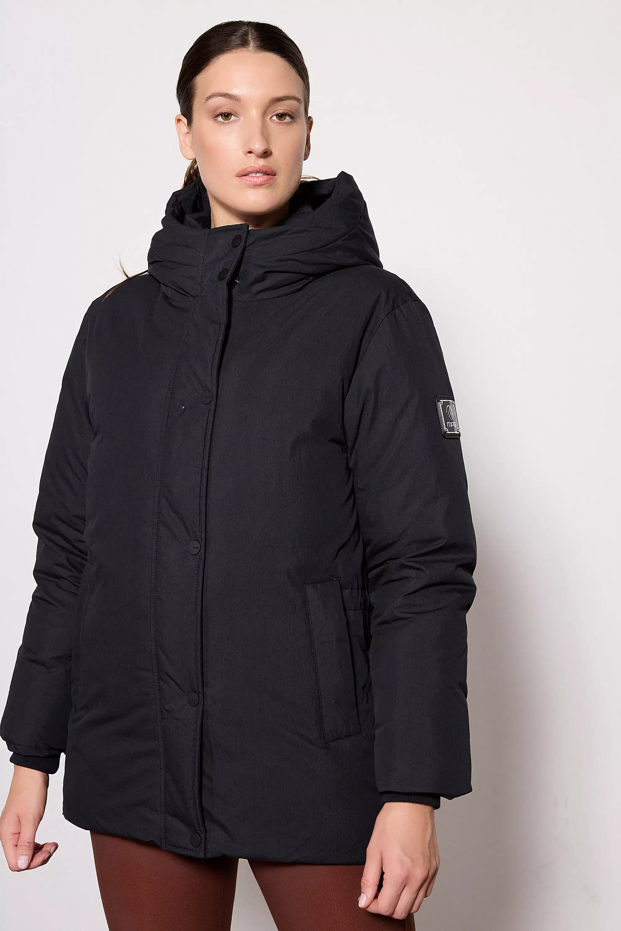 RDS Down Hip-Length Puffer - Black