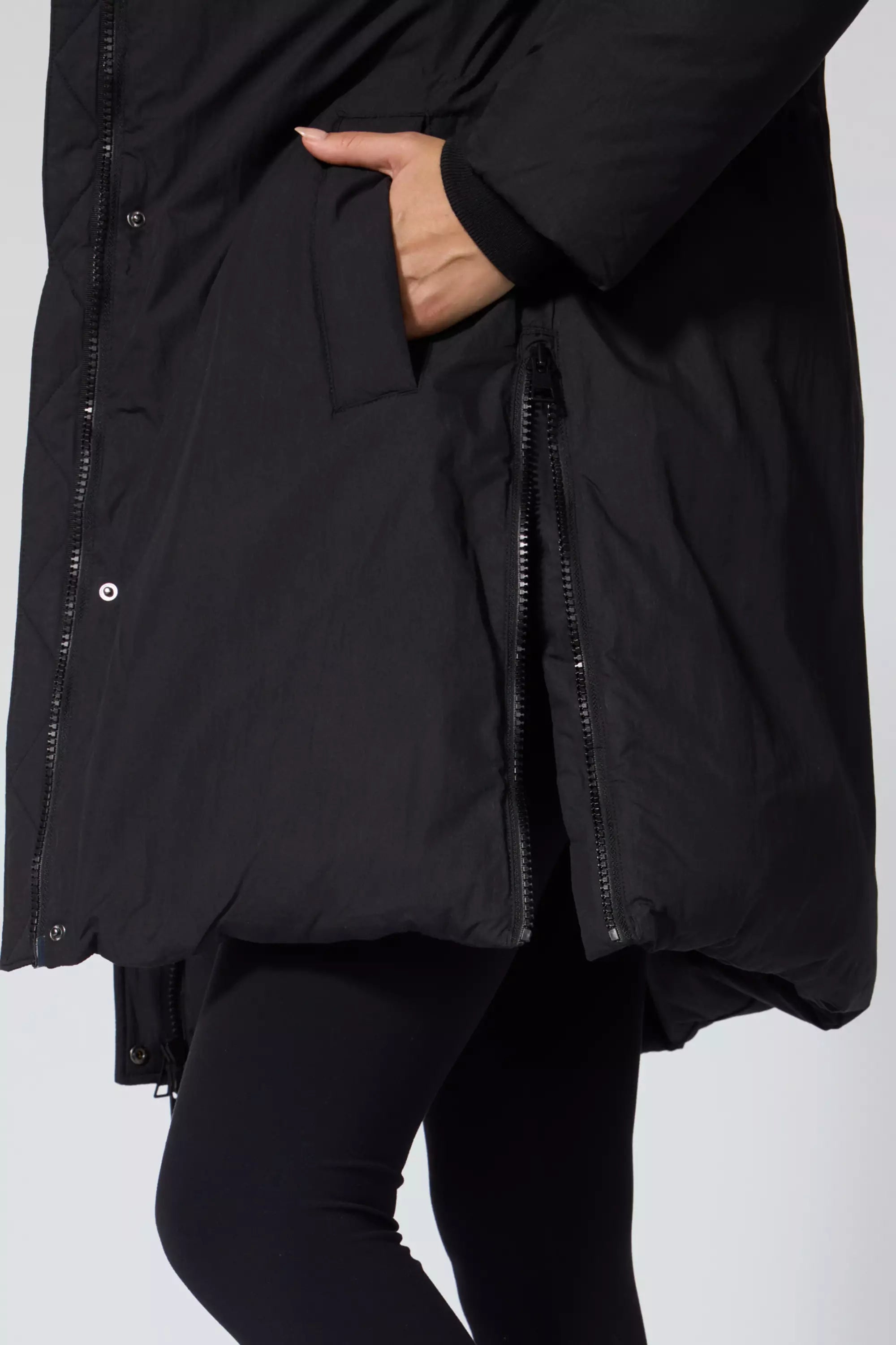 RDS Down Midi Puffer - Black