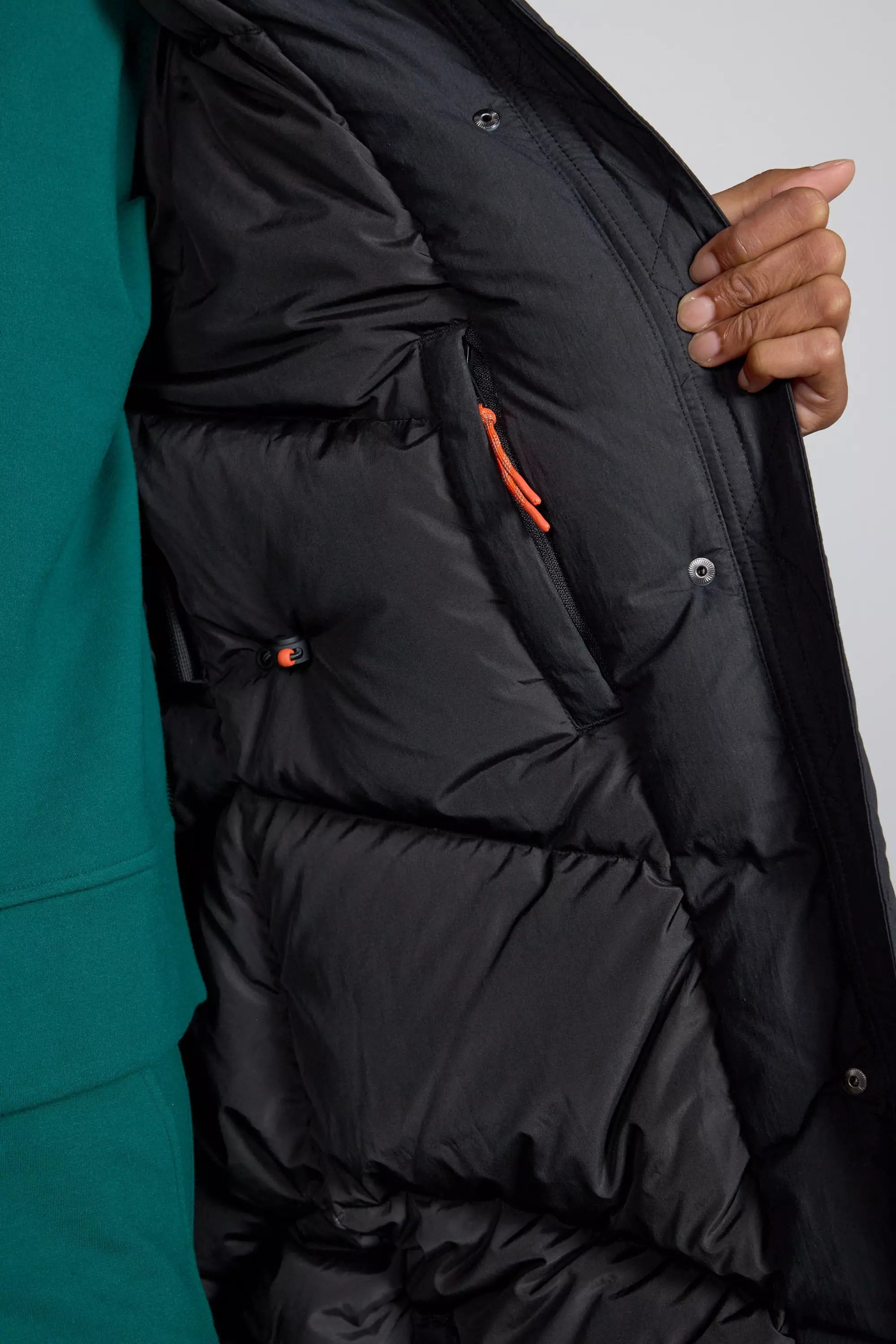 RDS Down Maxi Puffer - Black