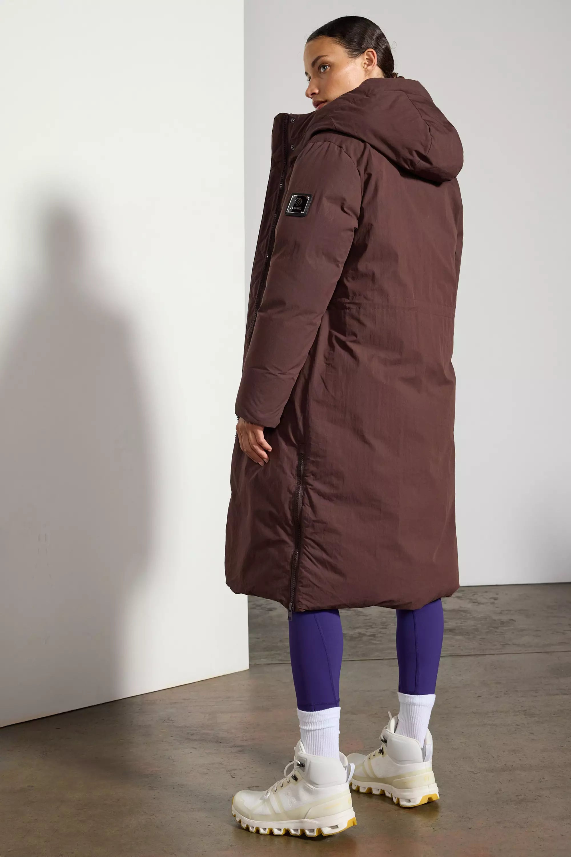 RDS Down Maxi Puffer - Chocolate Brown