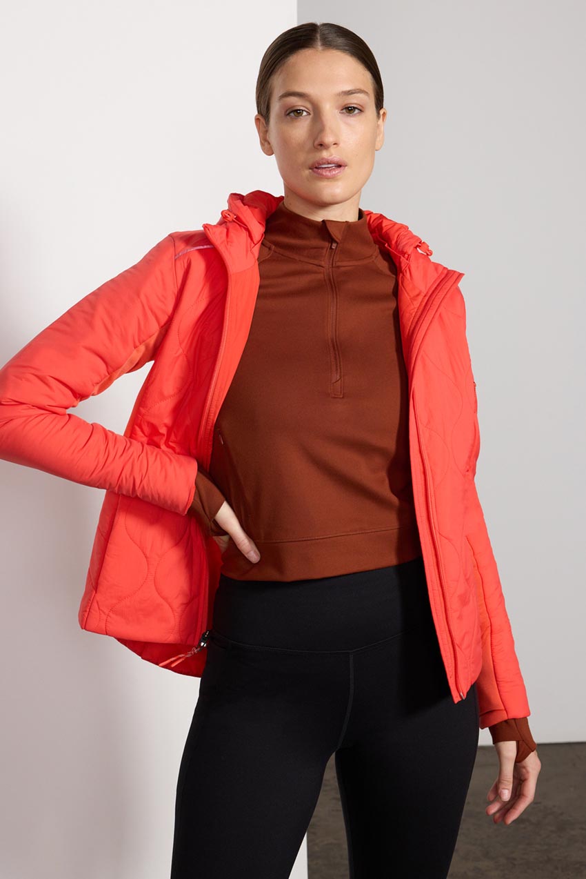 Polar Insulated Jacket - Scarlet Ibis