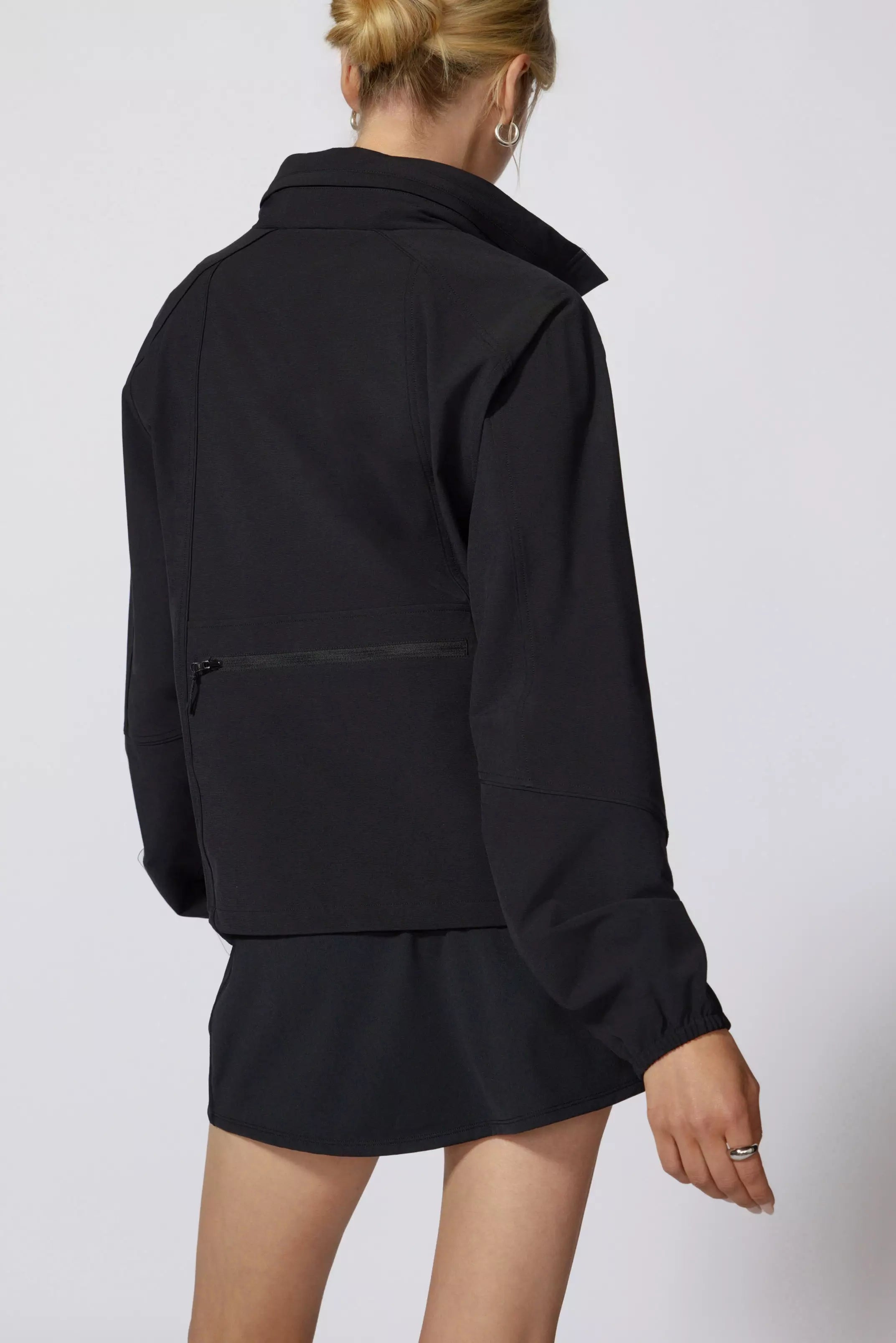 Rove Packable Anorak - Black