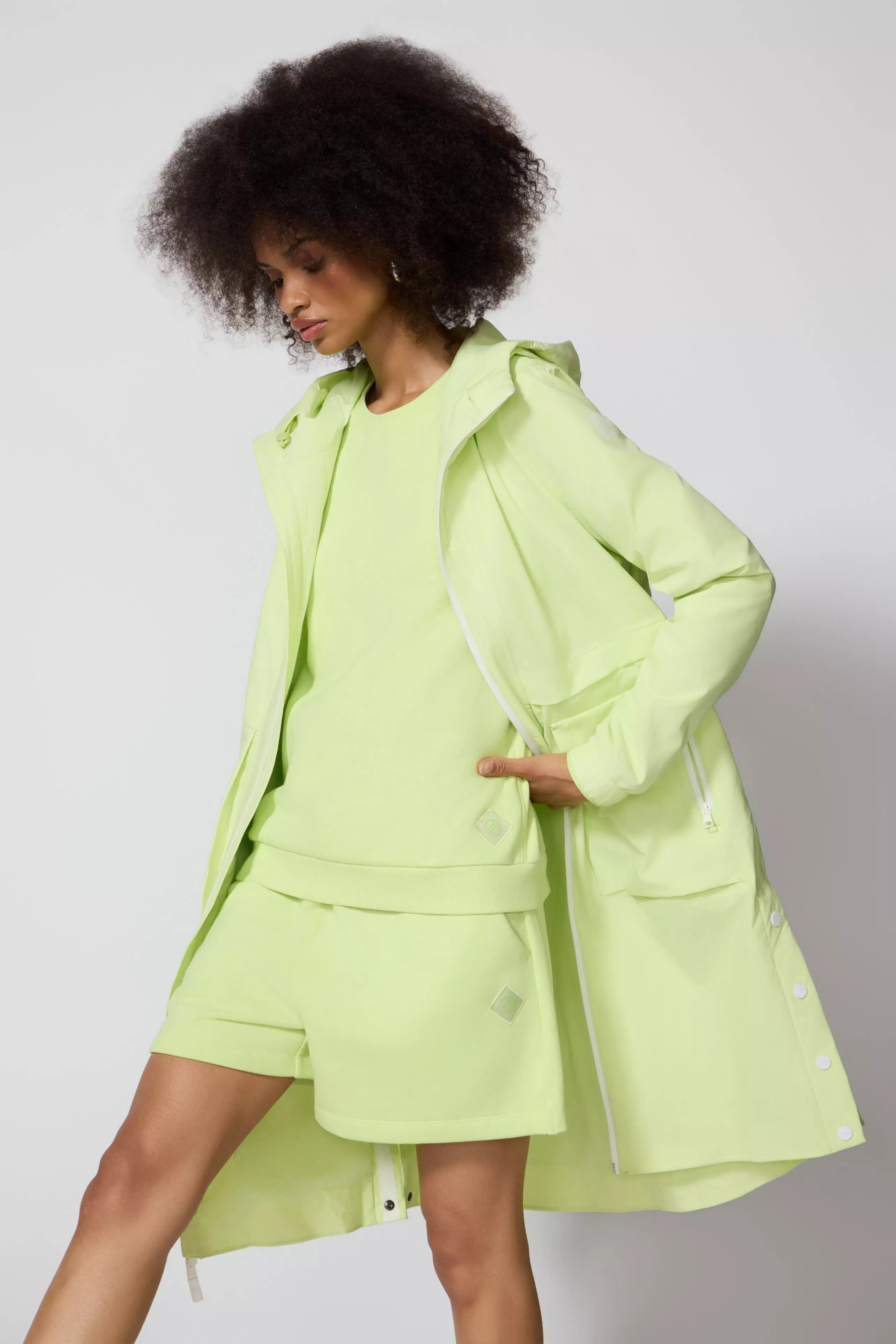 Tempest Cargo Rain Jacket - Shadow Lime