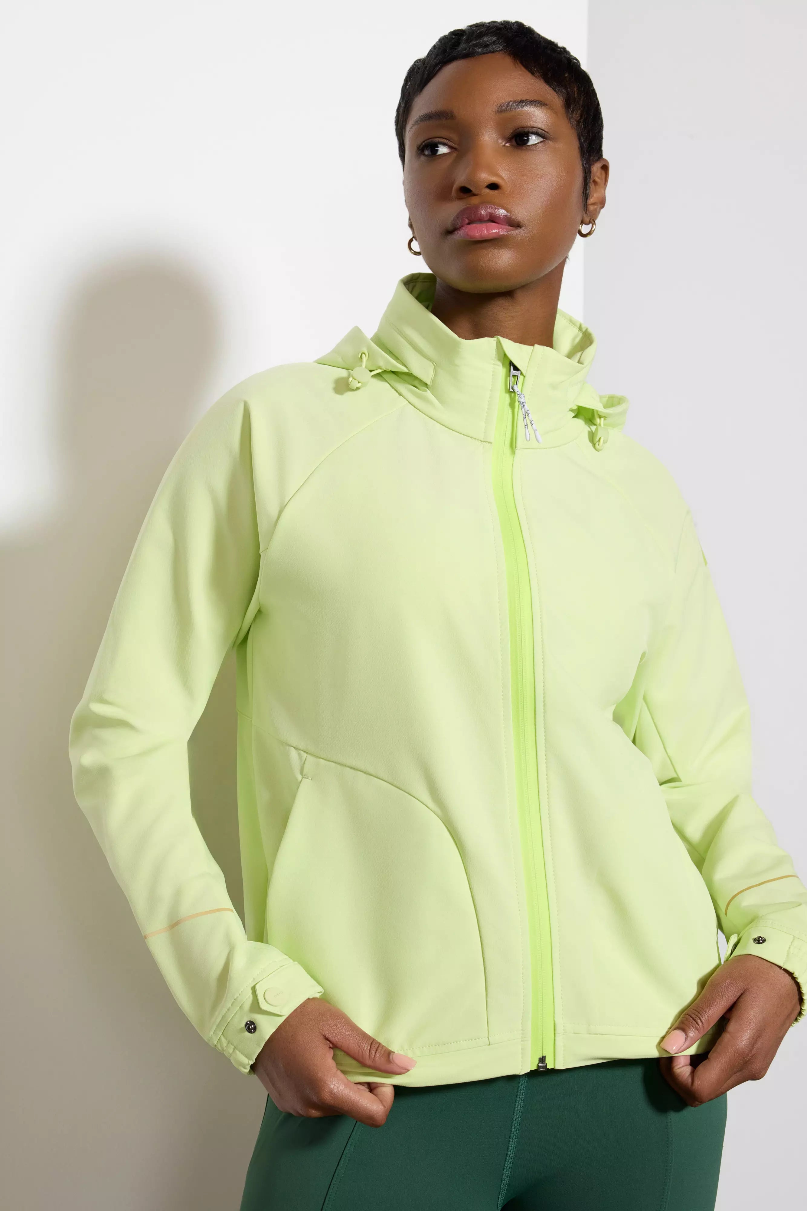 Guardian Packable Jacket - Shadow Lime